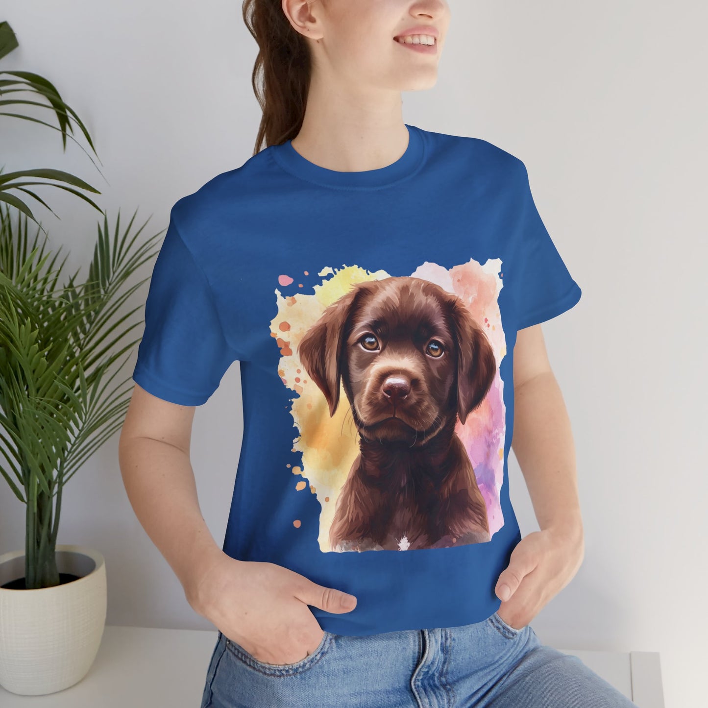 Chocolate Lab Unisex Jersey Short Sleeve Tee