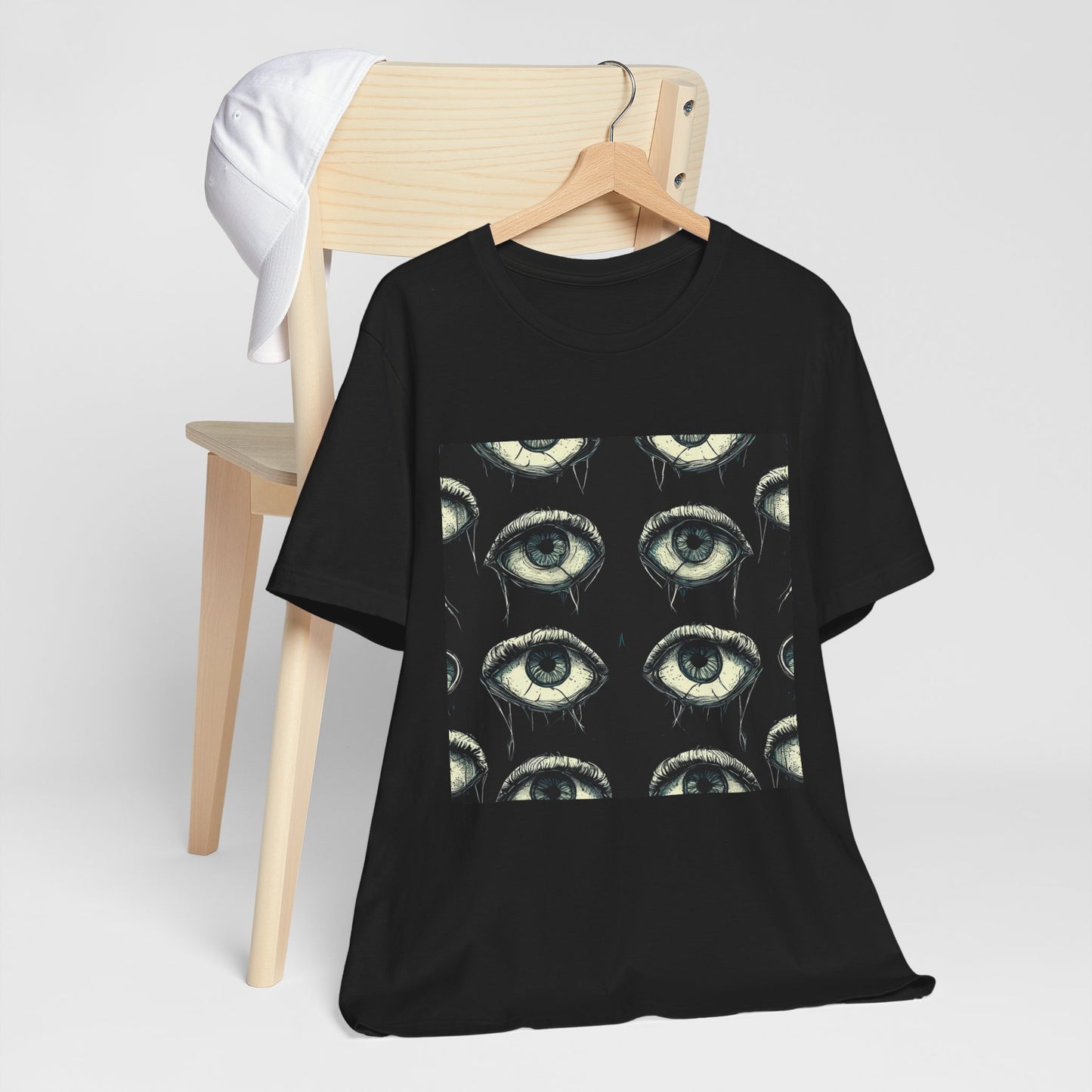 Spooky Eye Pattern Unisex Jersey Short Sleeve Tee