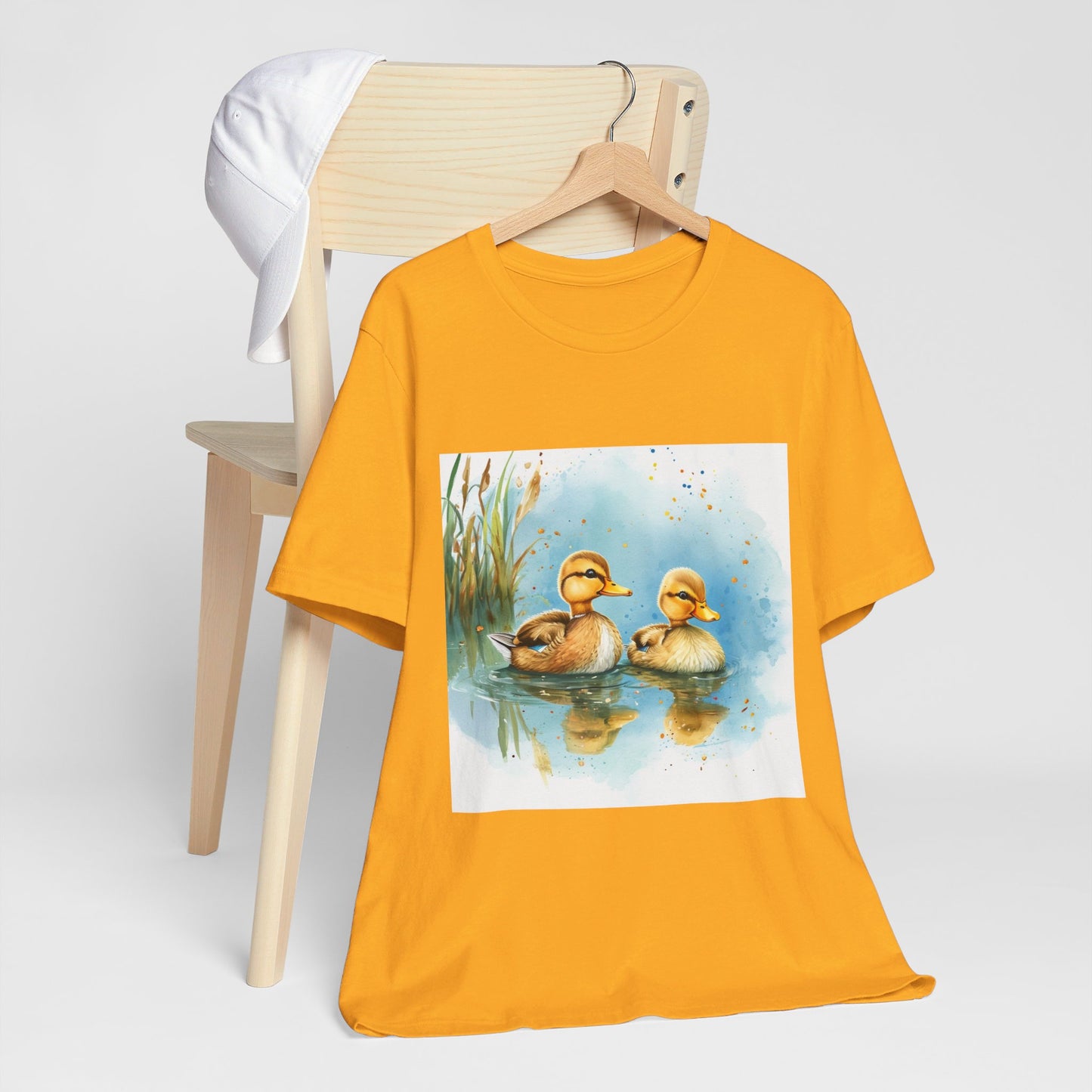 Adorable Baby Mallard Ducks Unisex Jersey Short Sleeve Tee