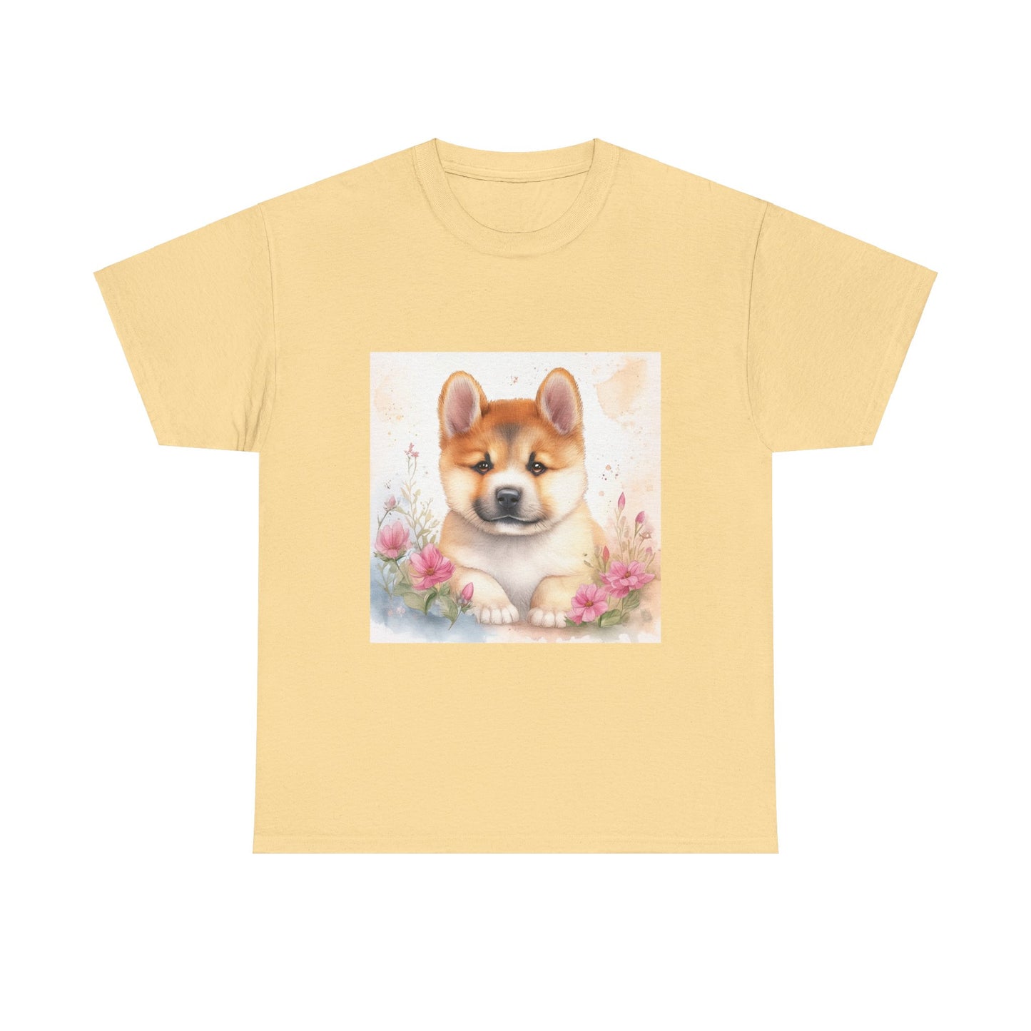 Akita Puppy Unisex Heavy Cotton Tee