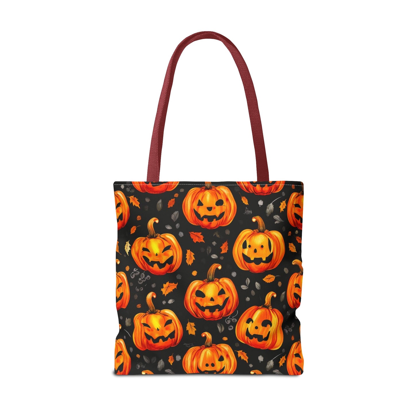 Happy Pumpkin Pattern Tote Bag (AOP)