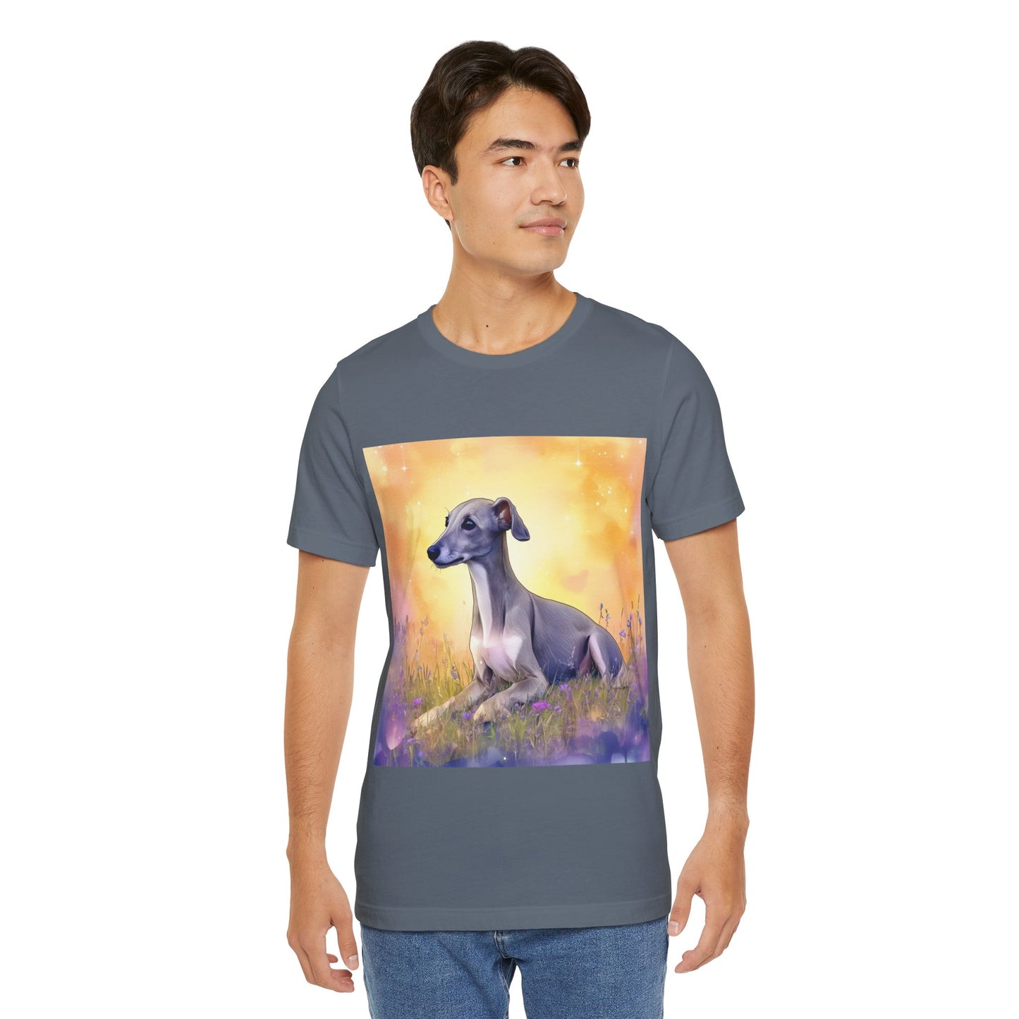 Sunset Greyhound Jersey Short Sleeve Tee