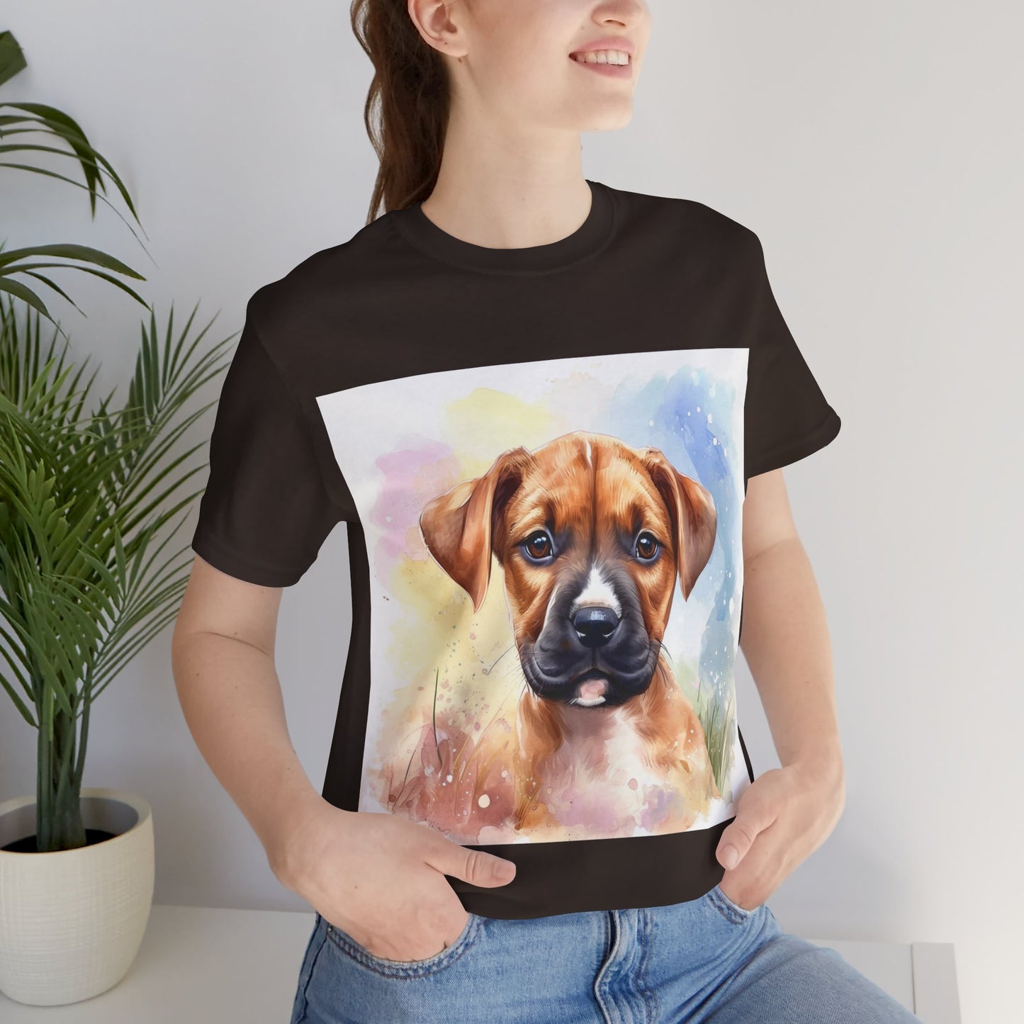 Mastiff Puppy Unisex Jersey Short Sleeve Tee