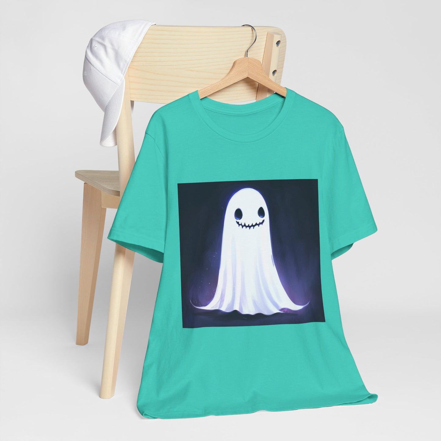 Creepy Cute Ghost Unisex Jersey Short Sleeve Tee