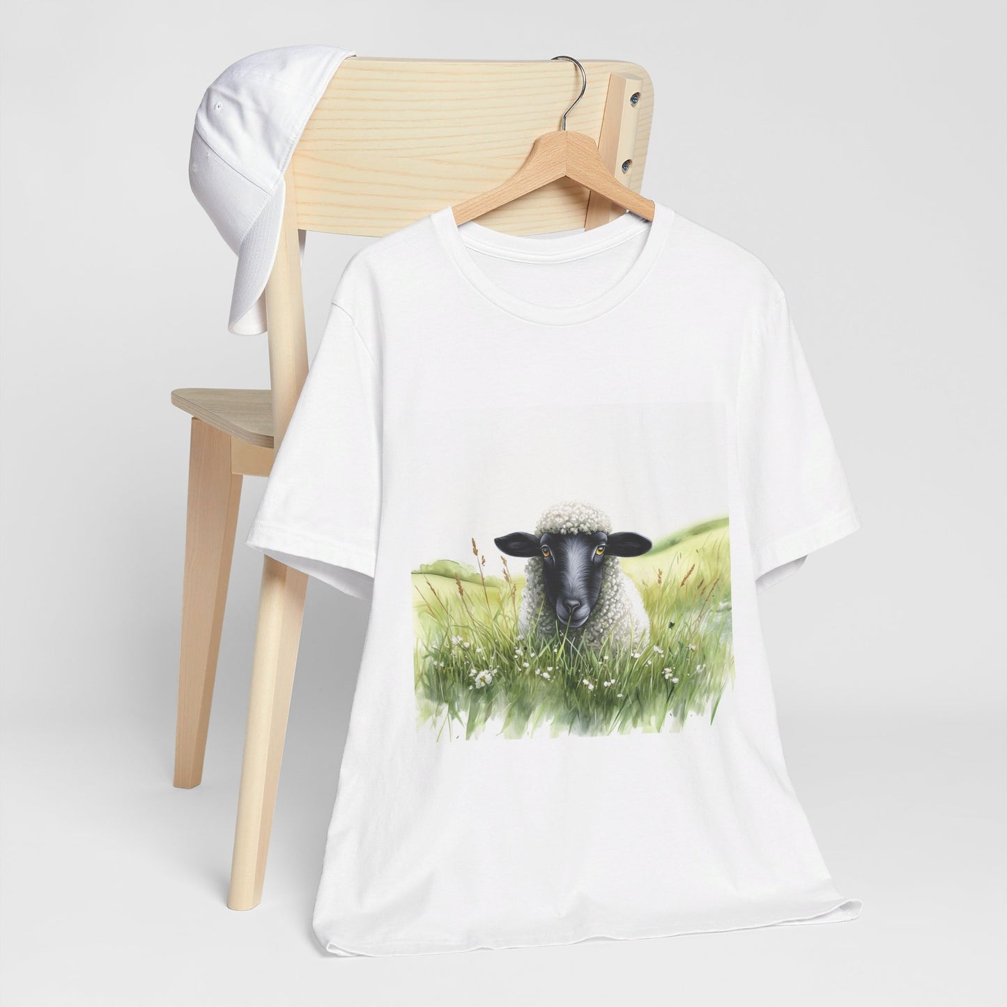 Cute Sheep Unisex Jersey Short Sleeve Tee