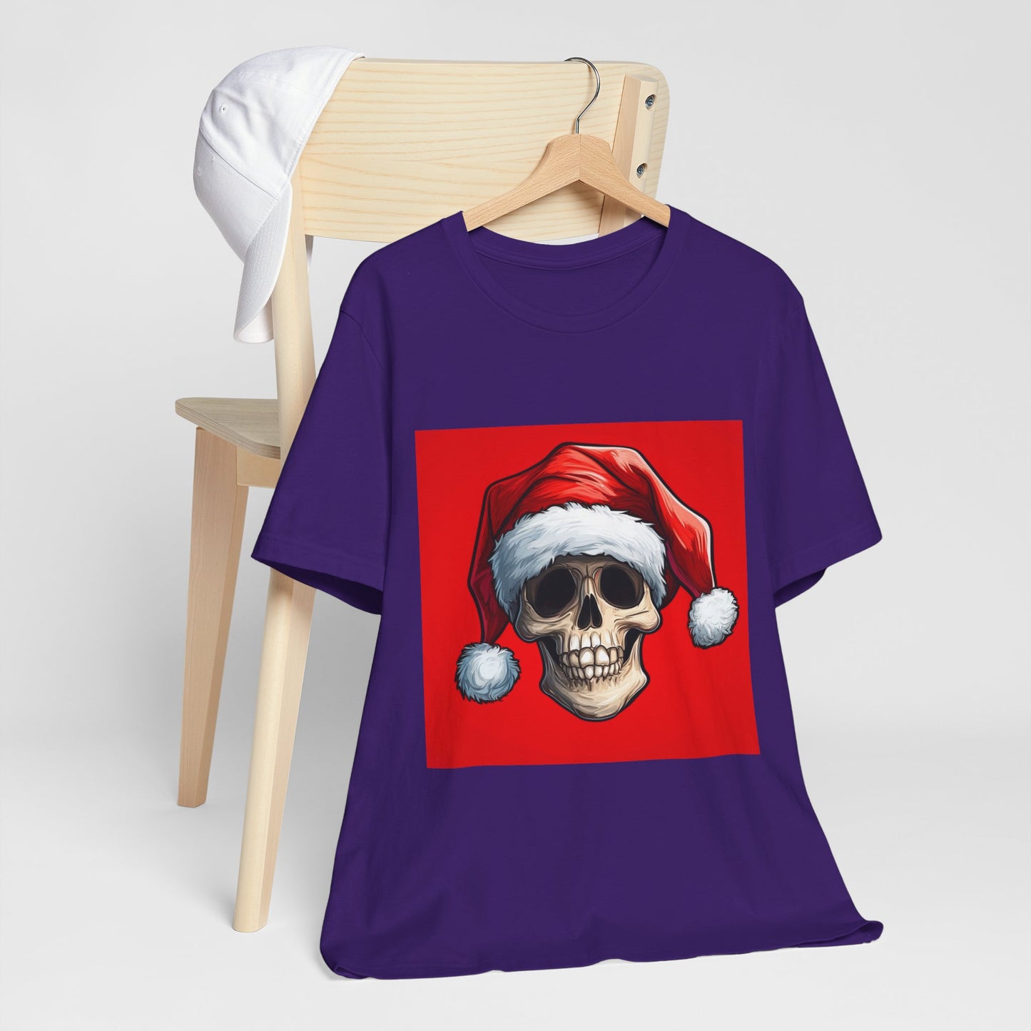 Spooky Jester Santa Skull