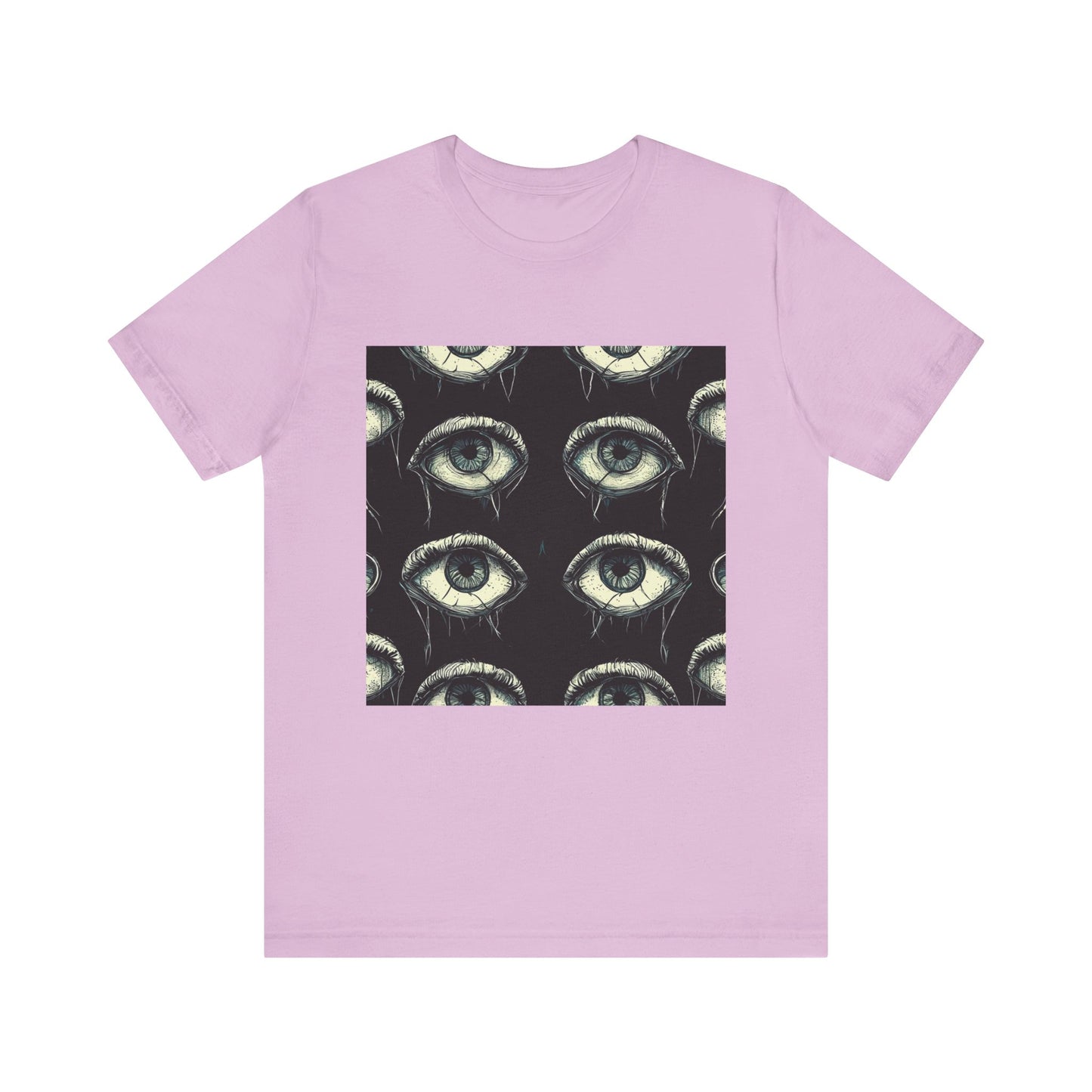 Spooky Eye Pattern Unisex Jersey Short Sleeve Tee