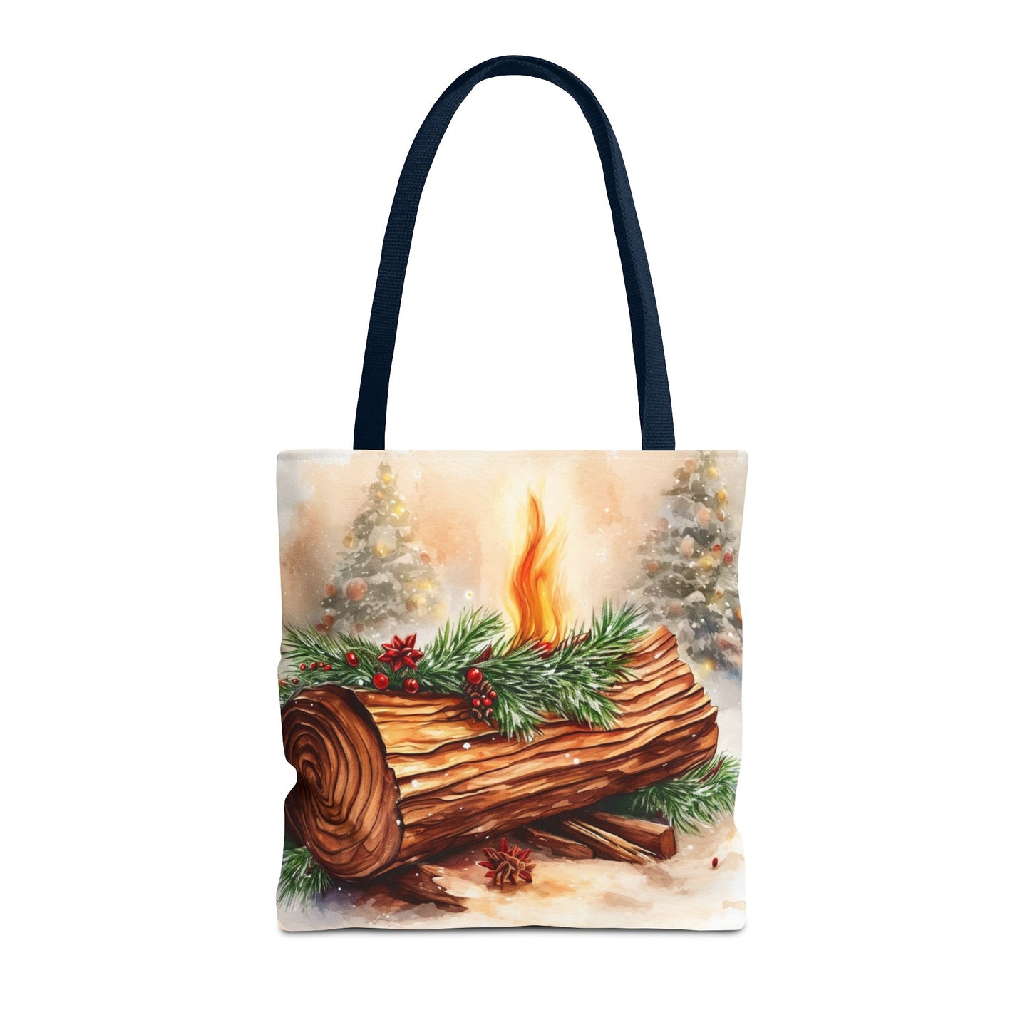 Yule Log Tote Bag (AOP)