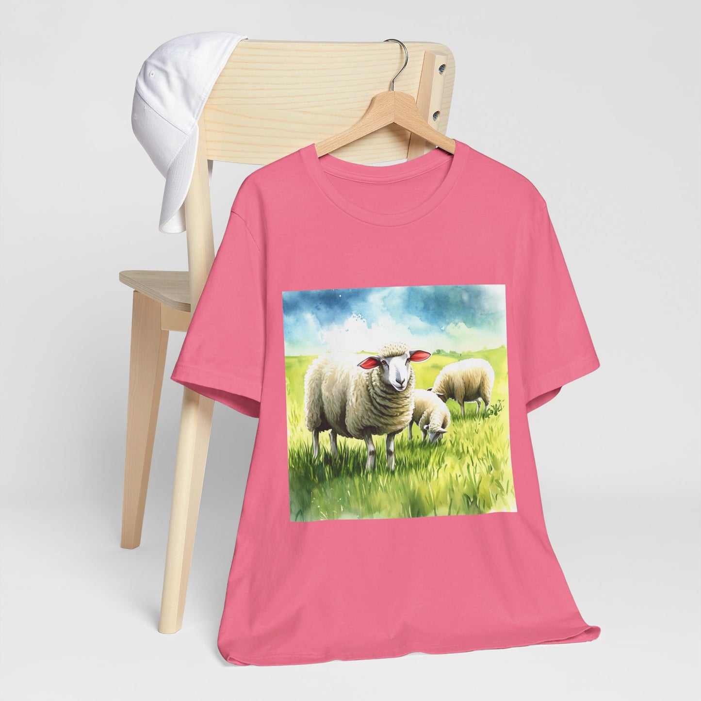 Adorable Sheep Unisex Jersey Short Sleeve Tee