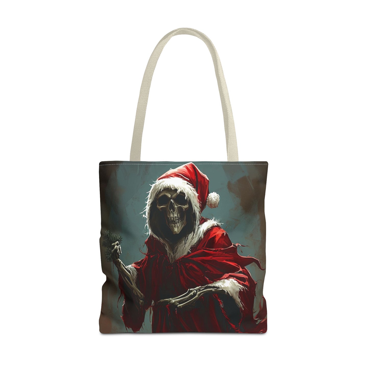 Santa Grim Reaper Tote Bag (AOP)