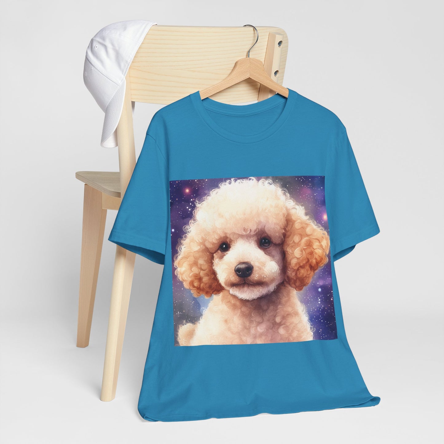 Fluffy Poodle Unisex Jersey Short Sleeve Tee