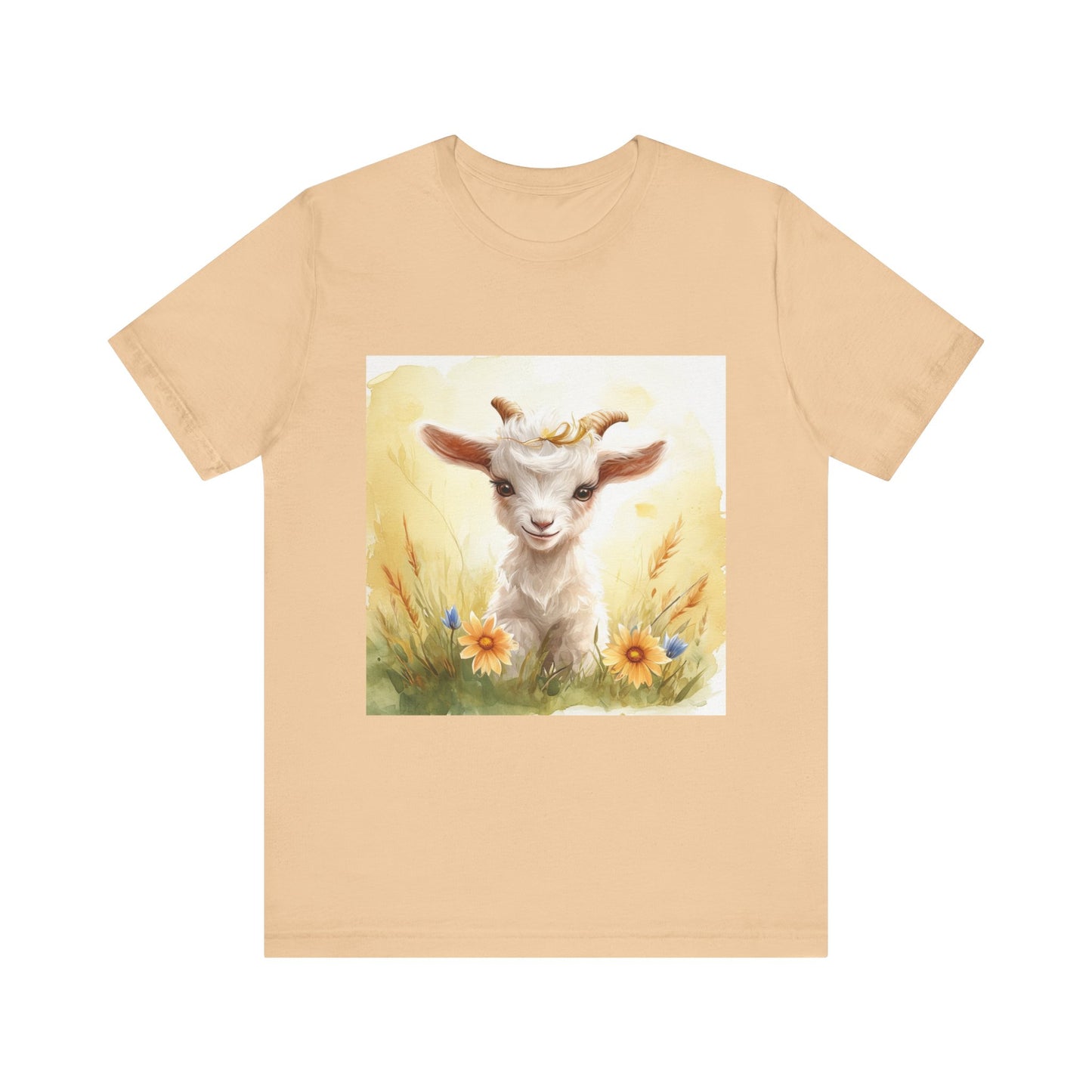 Adorable Goat Unisex Jersey Short Sleeve Tee