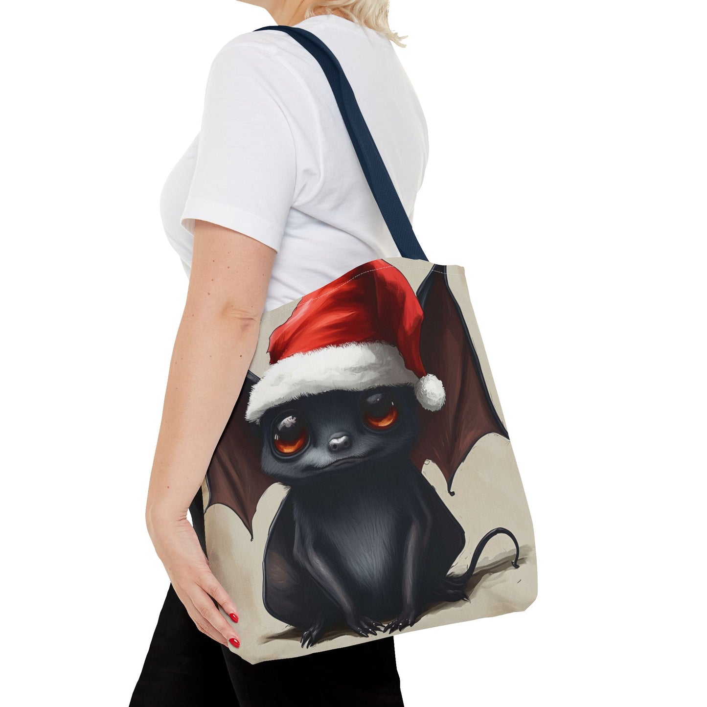 Santa Hat Bat Tote Bag (AOP)