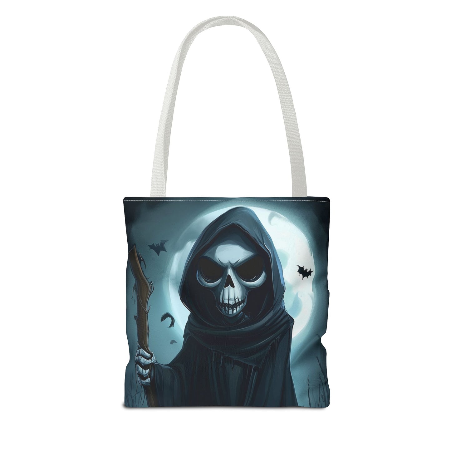 Spooky Grim Reaper Tote Bag (AOP)