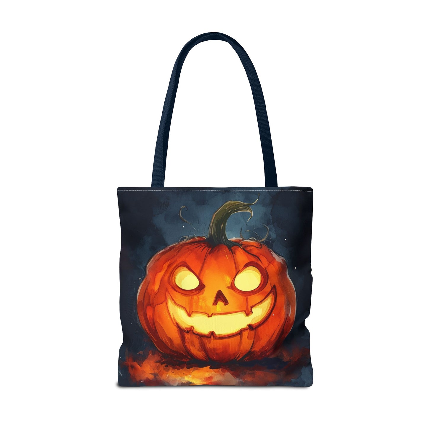 Cute Creepy Jack o Lantern Tote Bag (AOP)