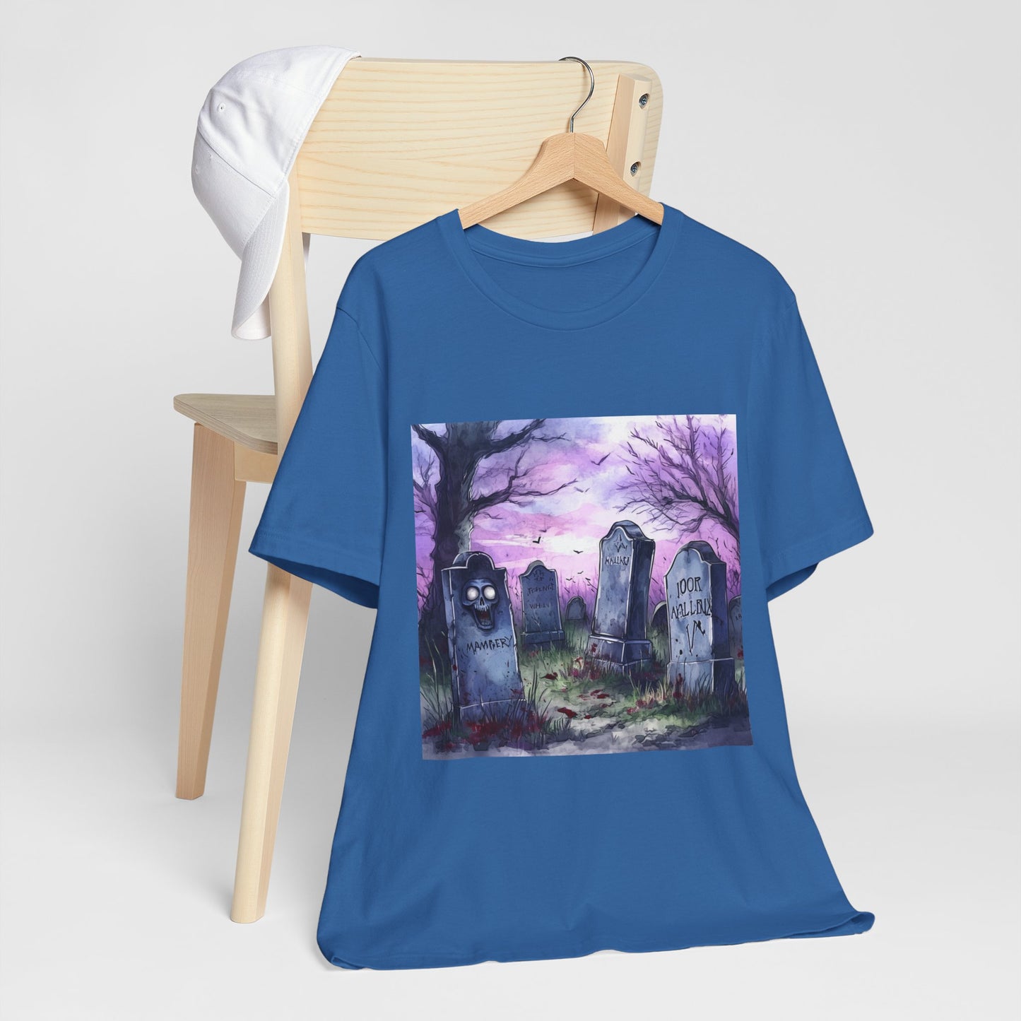 Purple Graveyard Unisex Jersey Short Sleeve Tee