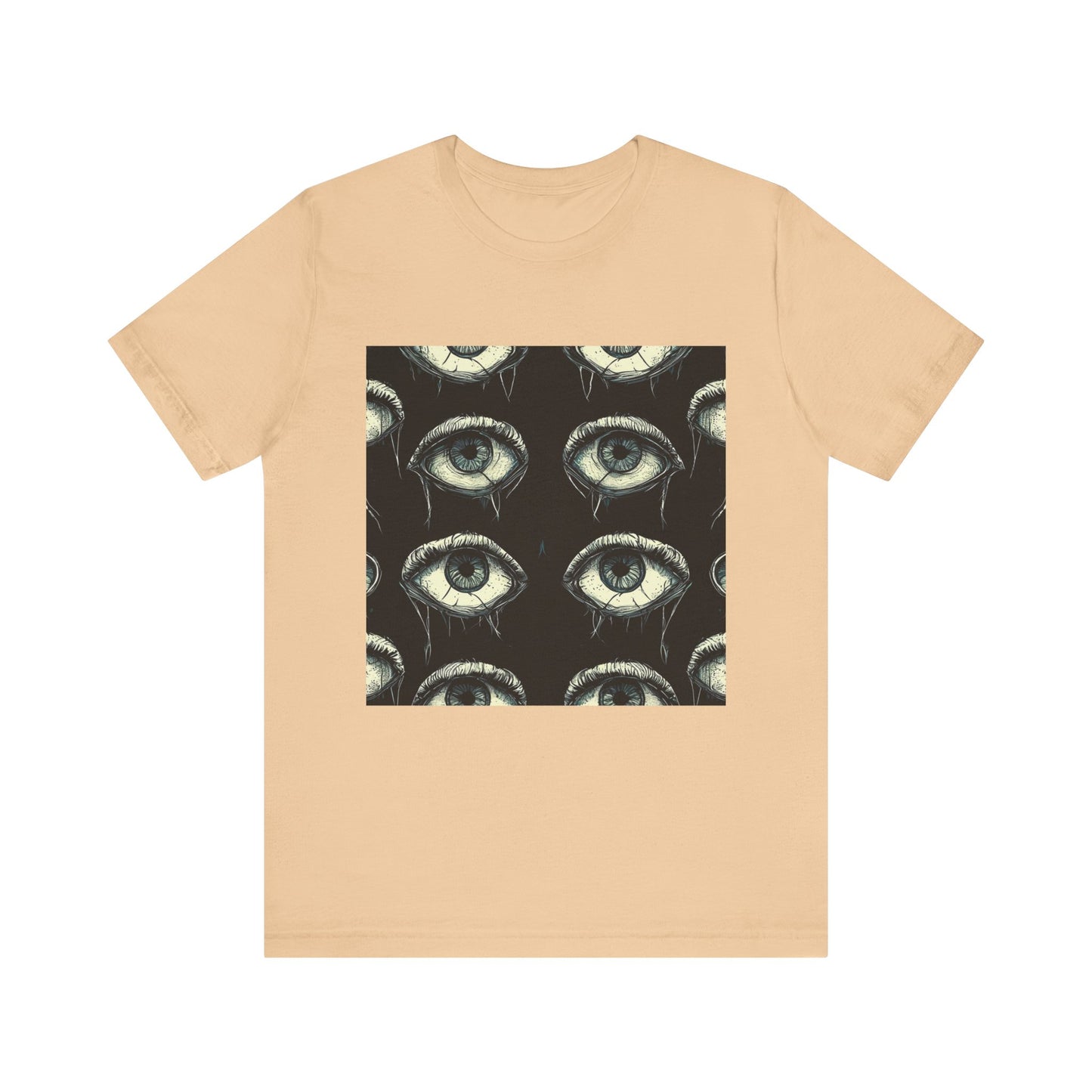 Spooky Eye Pattern Unisex Jersey Short Sleeve Tee