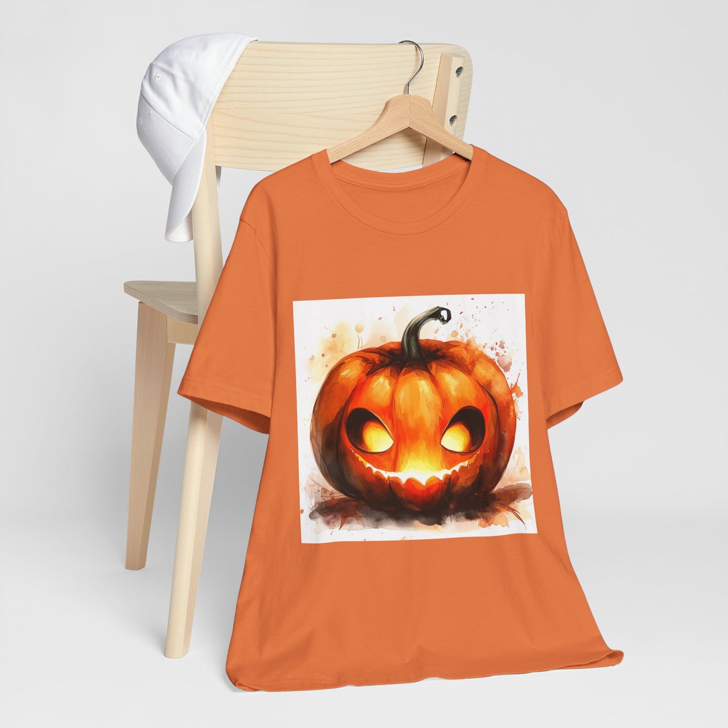 Cute Happy Jack o Lantern Unisex Jersey Short Sleeve Tee