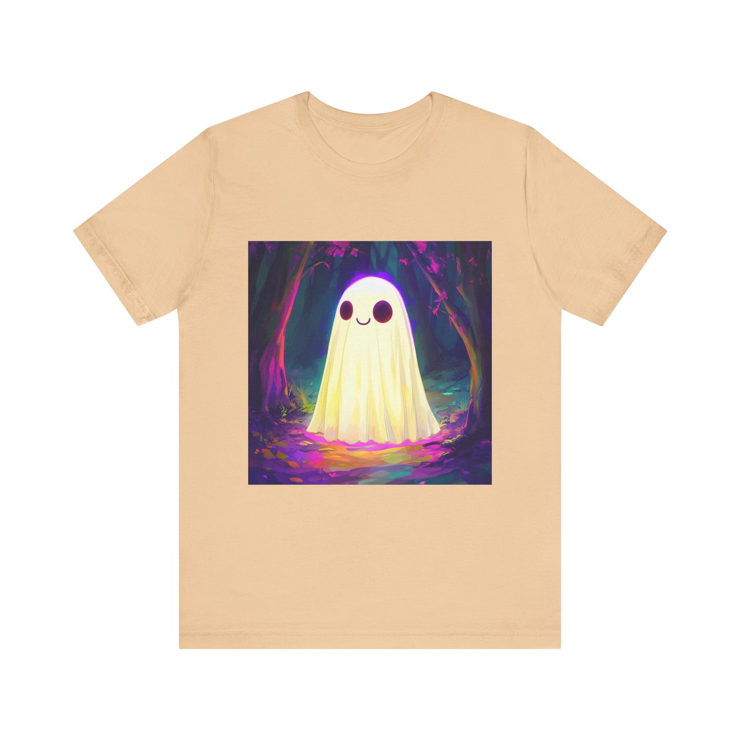 Cute Neon Ghost Unisex Jersey Short Sleeve Tee