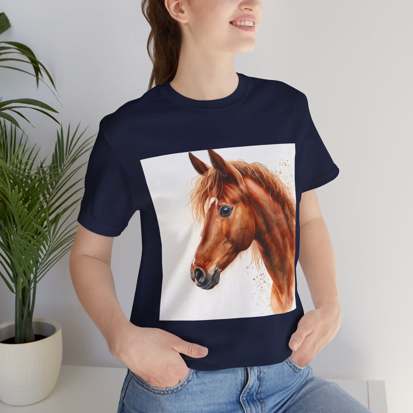 Chestnut Horse Unisex Jersey Short Sleeve Tee