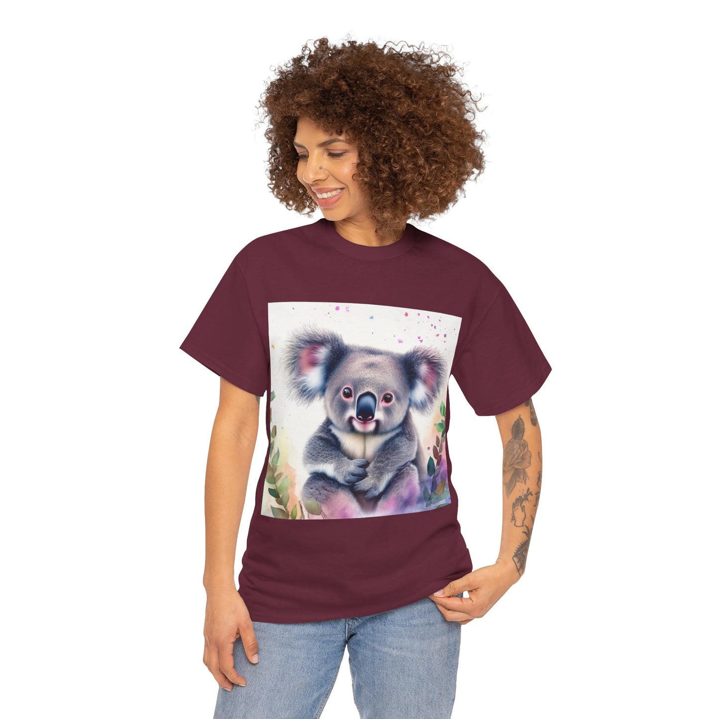 Adorable Baby Koala Unisex Heavy Cotton Tee