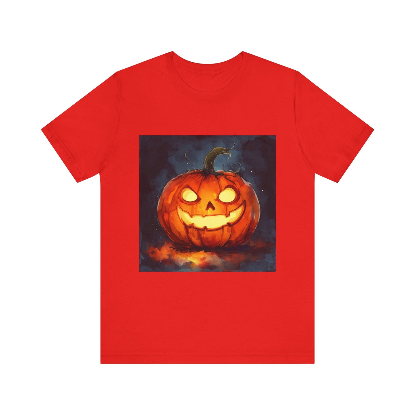 Cute Creepy Jack o Lantern Unisex Jersey Short Sleeve Tee