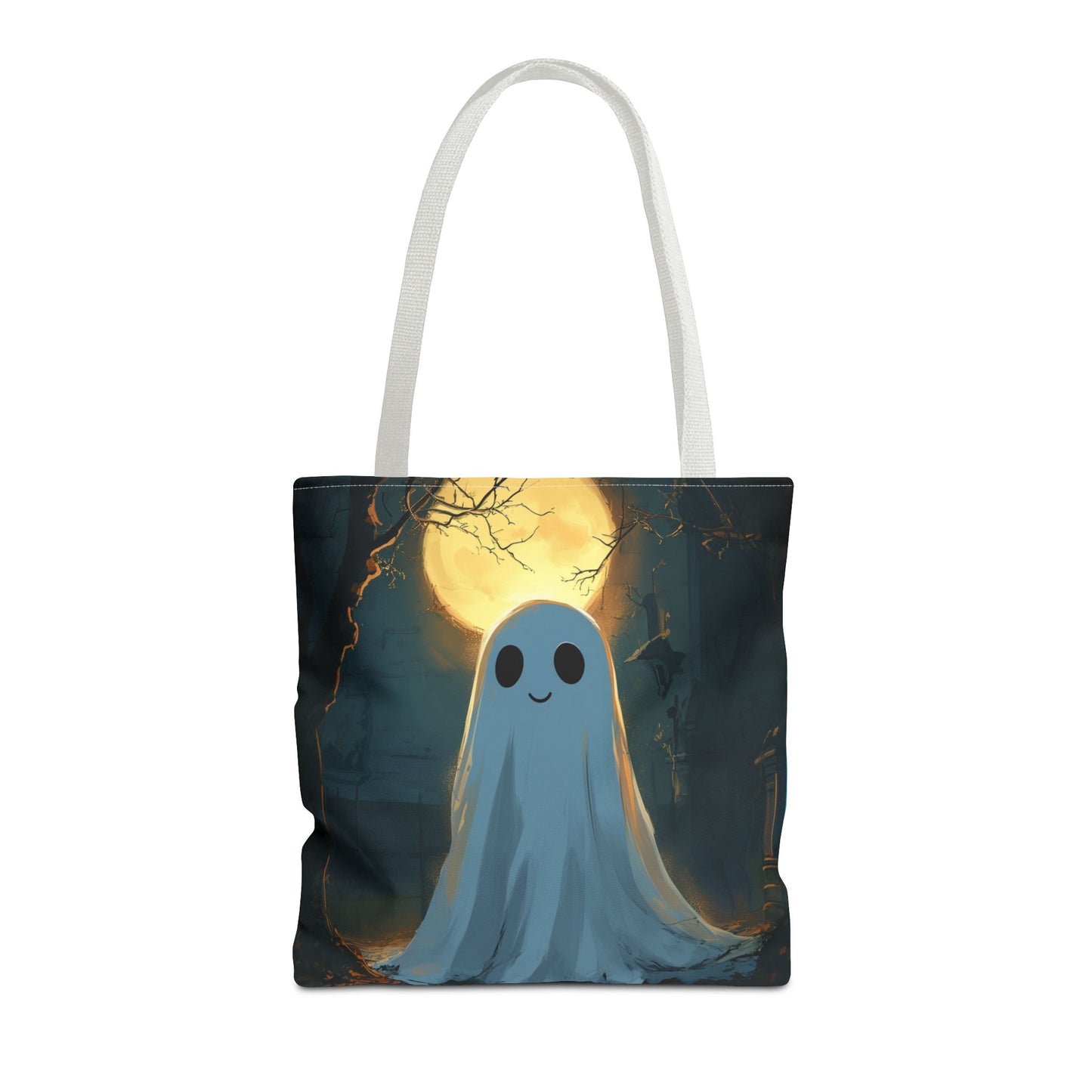 Cute Ghost Tote Bag (AOP)