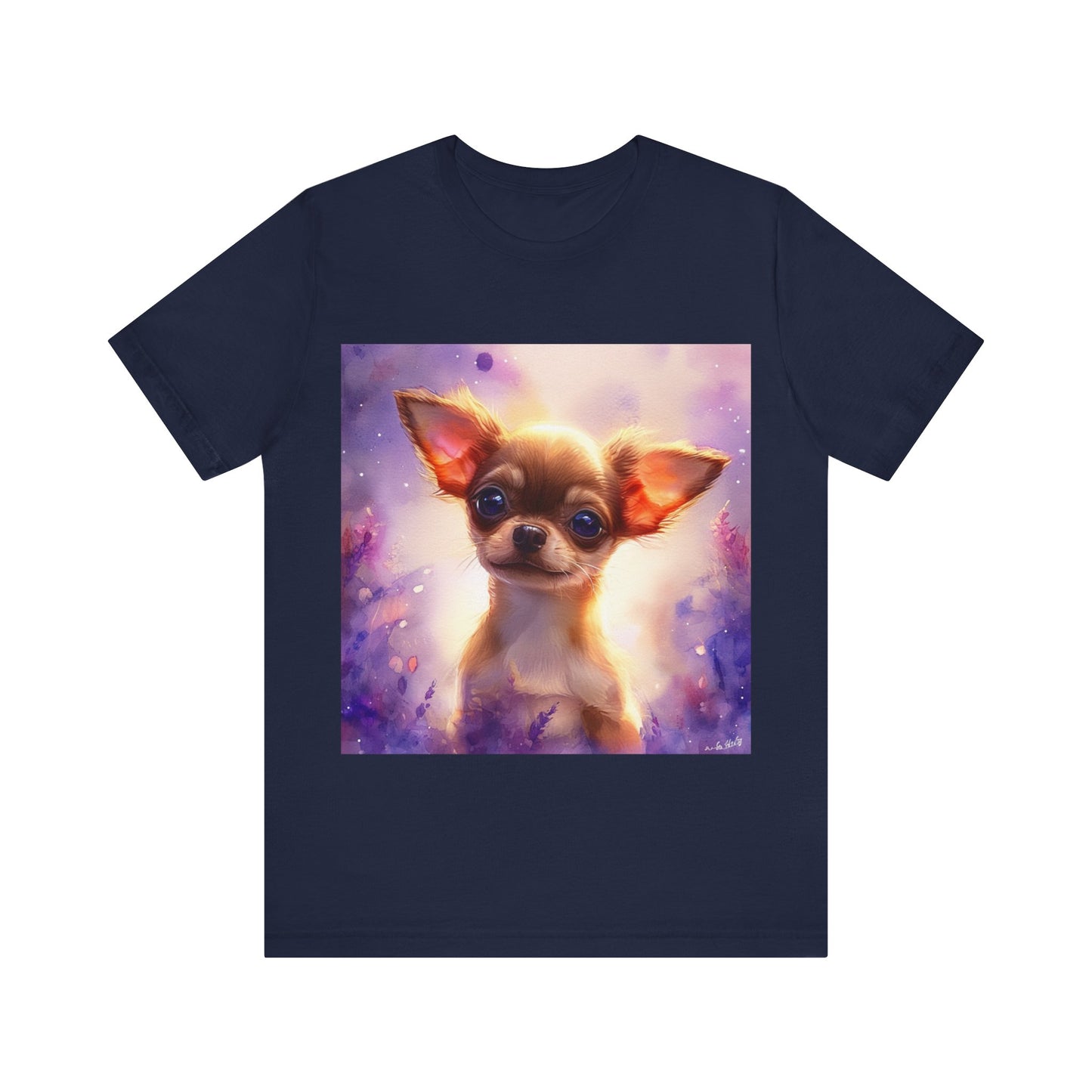 Galaxy Chihuahua Unisex Jersey Short Sleeve Tee