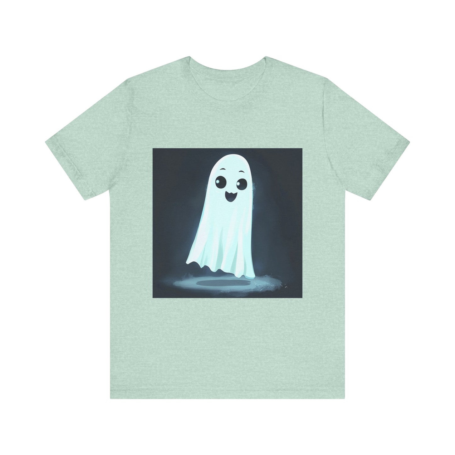 Cute Haunting Ghost Unisex Jersey Short Sleeve Tee