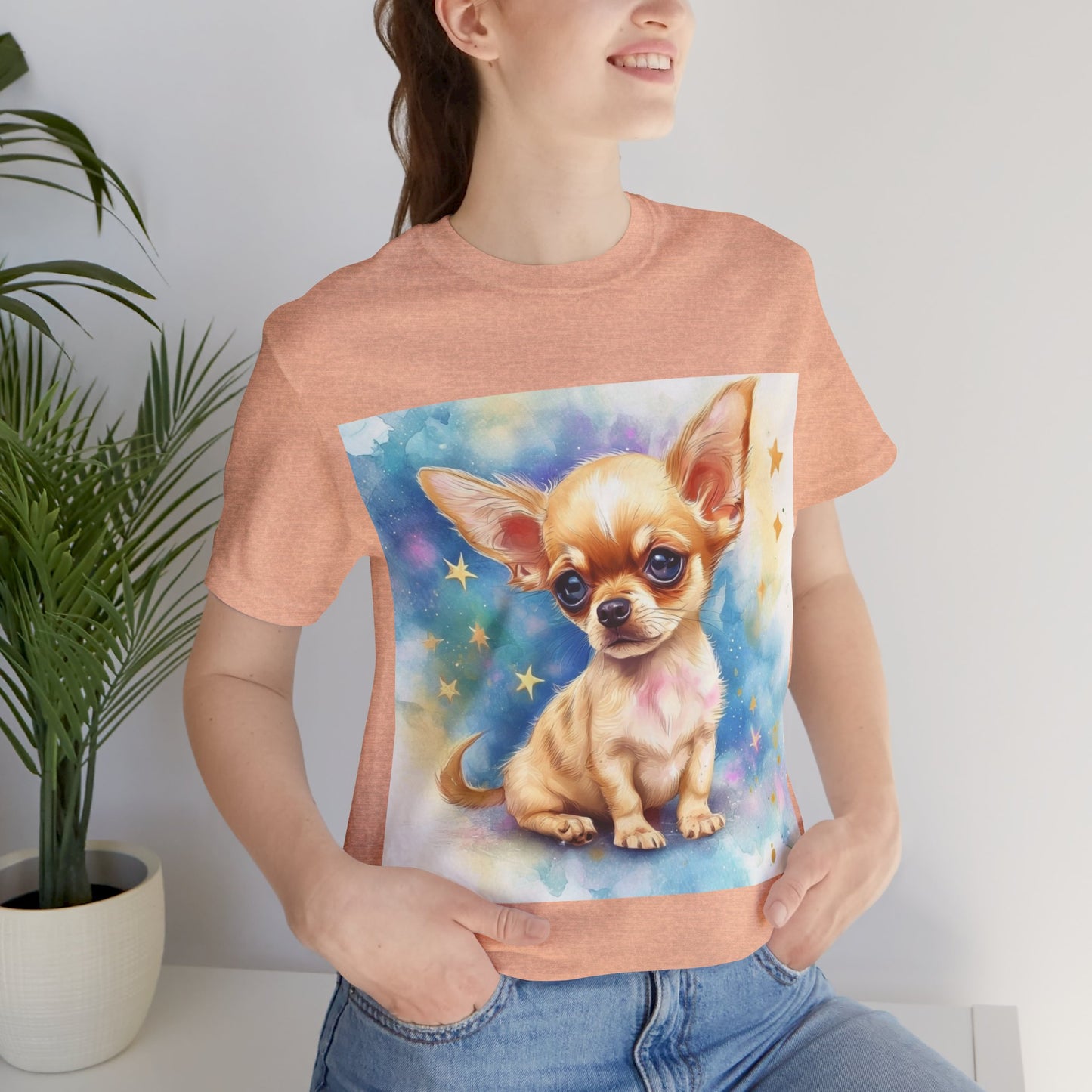 Cute Chihuahua Unisex Jersey Short Sleeve Tee