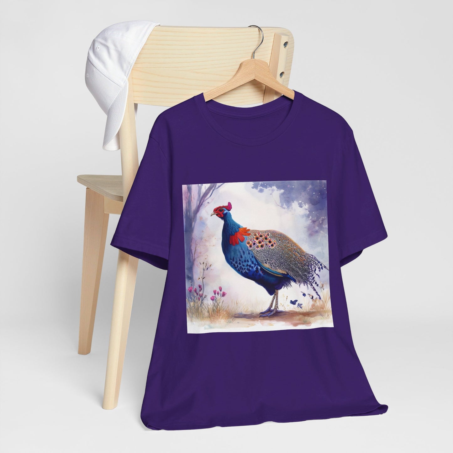 Cute Guinea Fowl Unisex Jersey Short Sleeve Tee