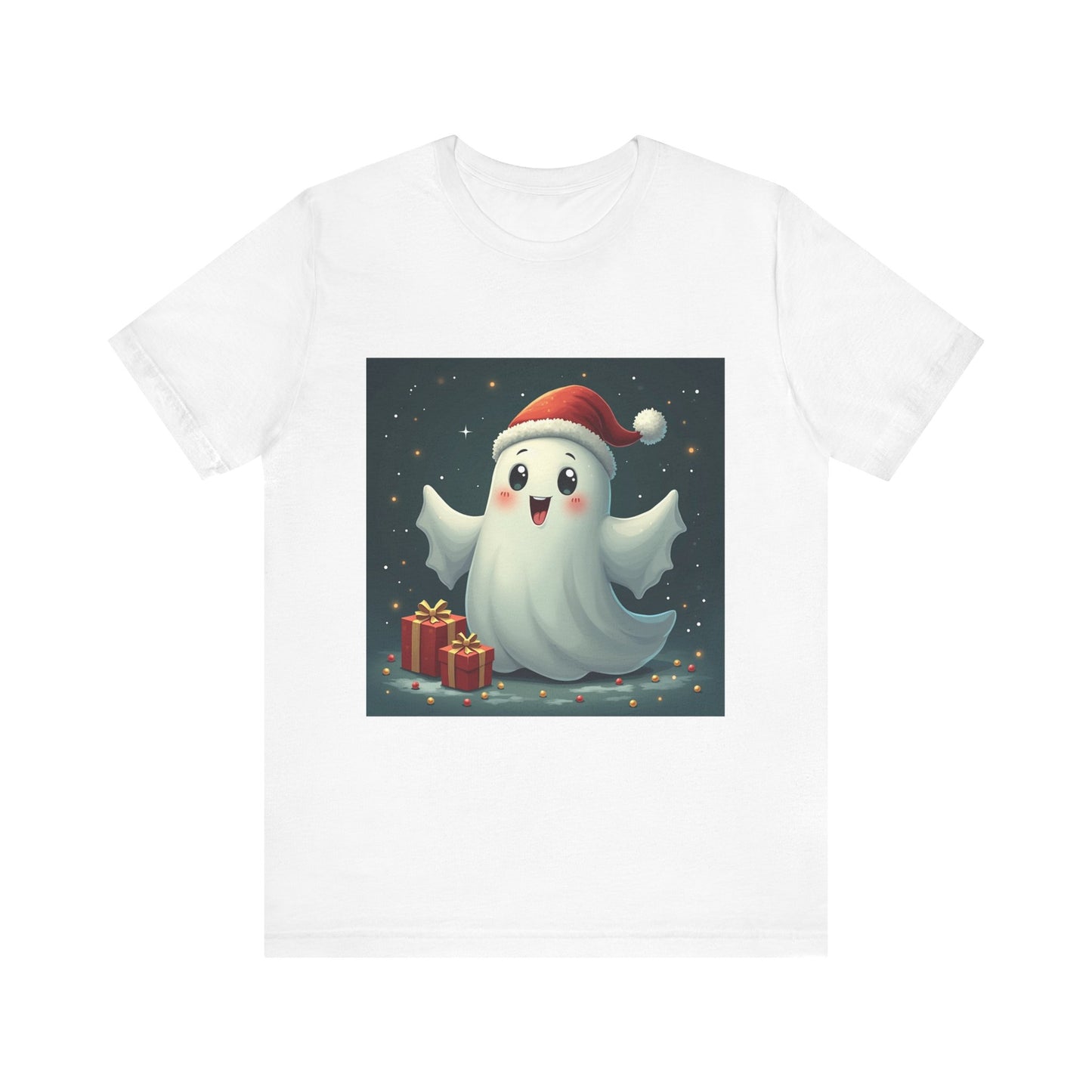 Christmas Presents Ghost Unisex Jersey Tee