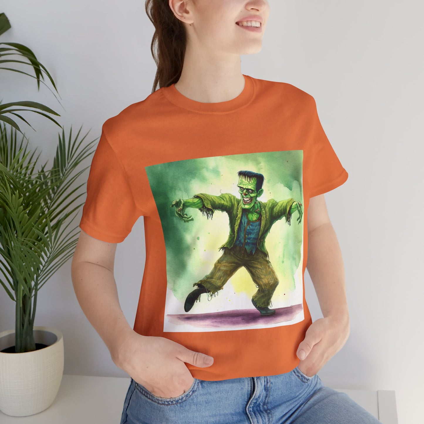 Funny Frankenstein Unisex Jersey Short Sleeve Tee