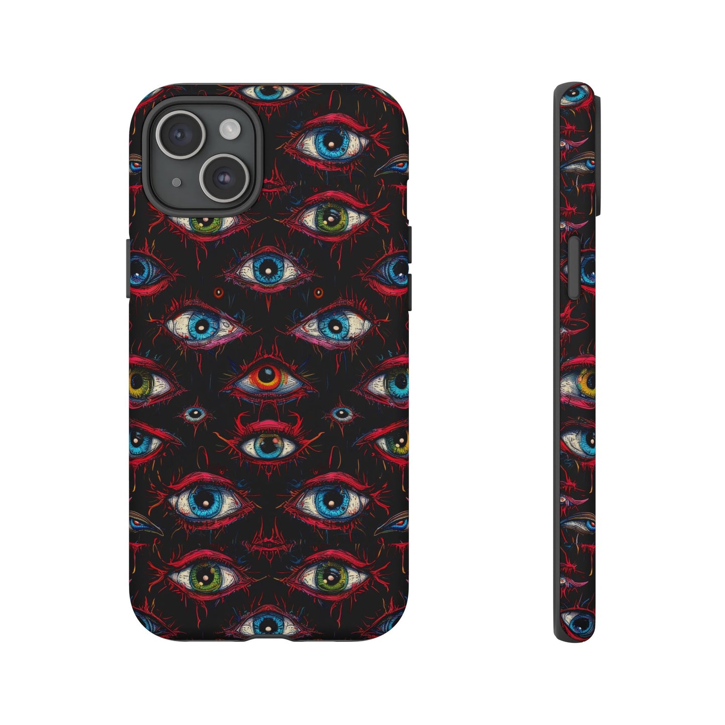 Creepy Eye Pattern Tough Cases