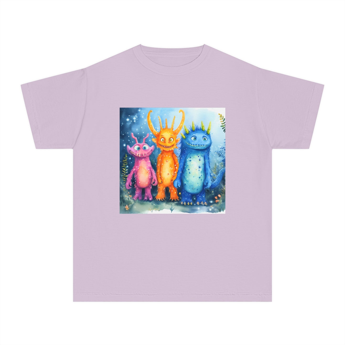 Cute Funny Monsters Youth Midweight Tee