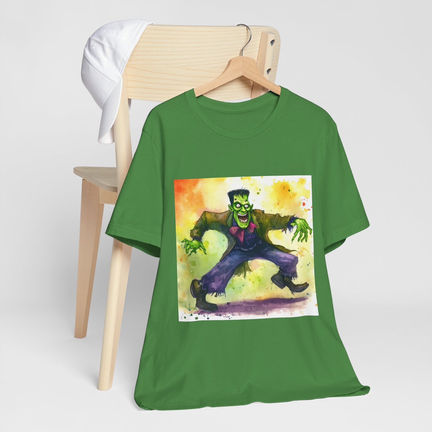 Quirky Frankenstein Unisex Jersey Short Sleeve Tee