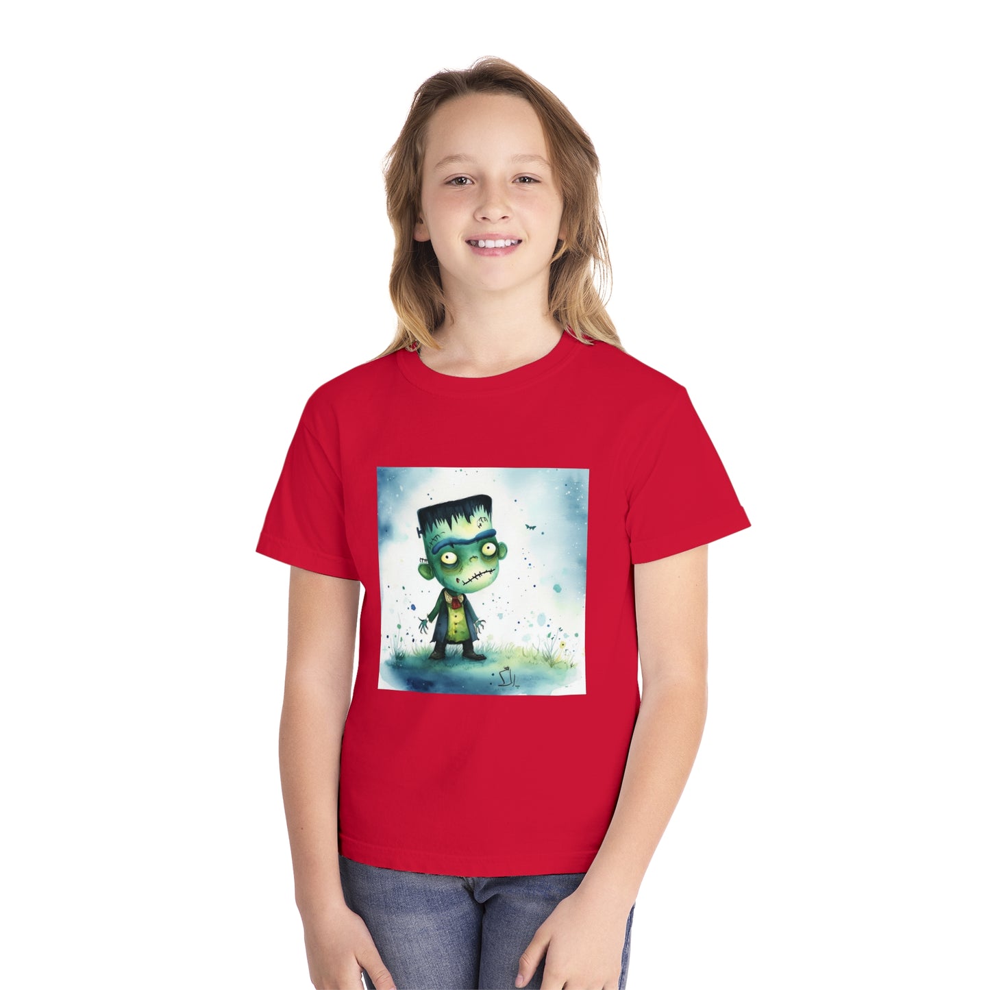 Cute Frankenstein Youth Midweight Tee