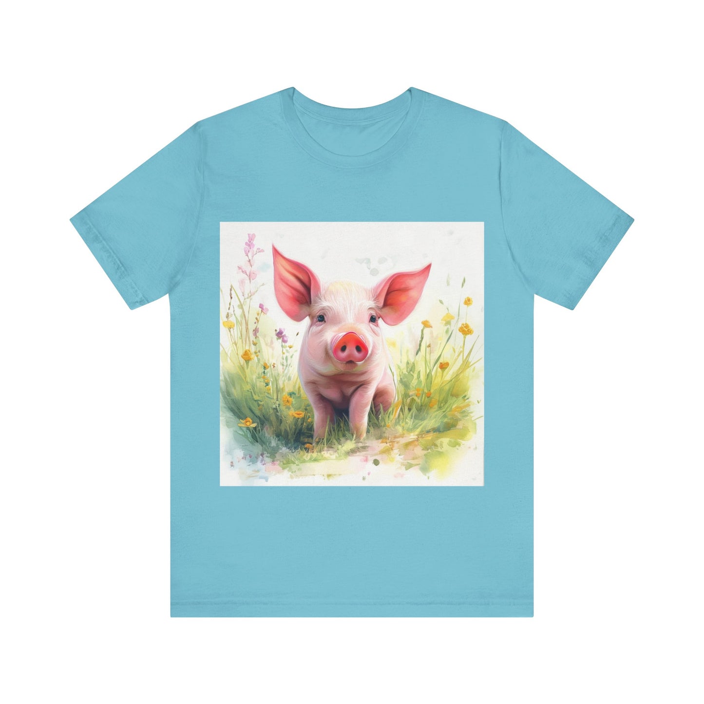 Playful Piglet Unisex Jersey Short Sleeve Tee