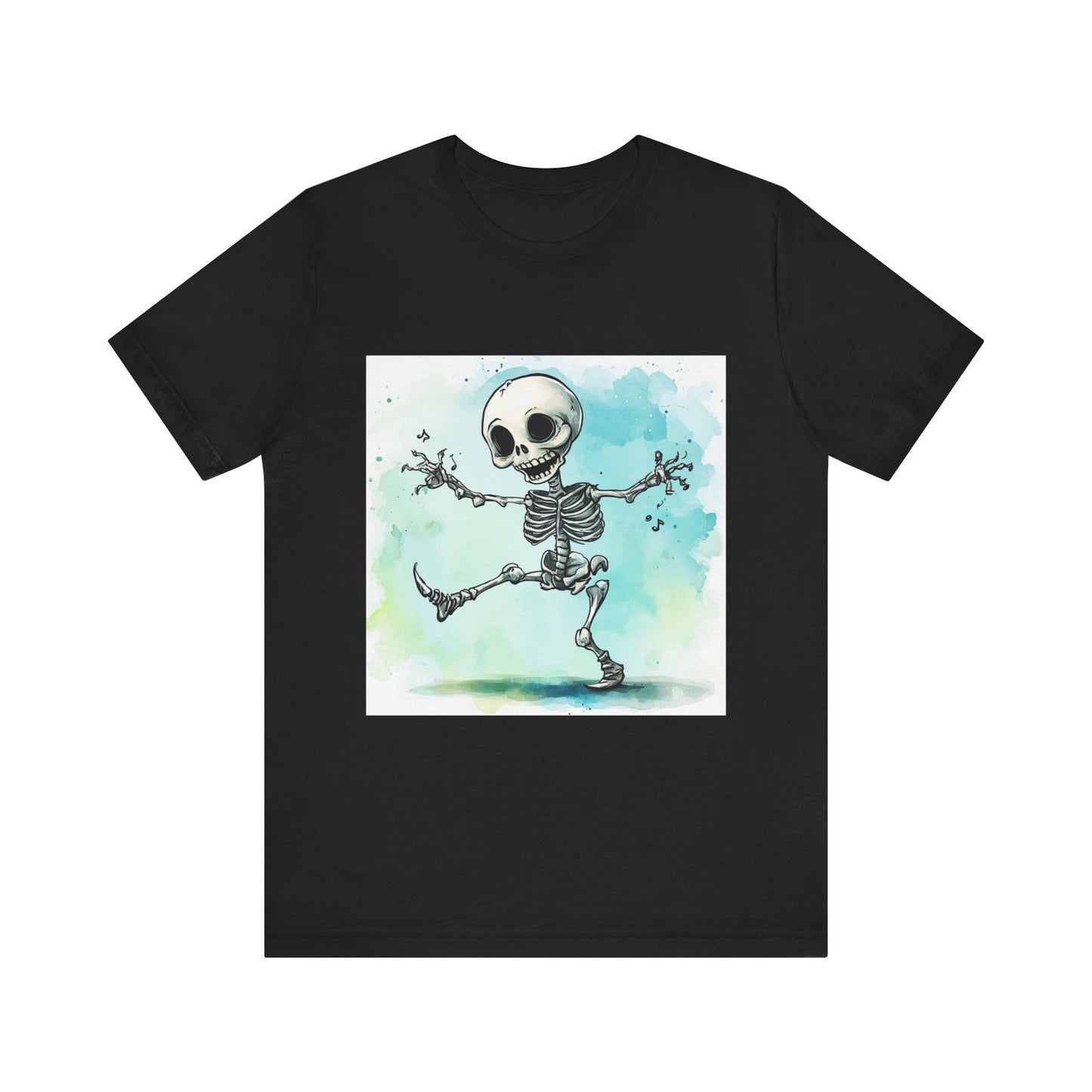 Happy Cute Skeleton Unisex Jersey Short Sleeve Tee