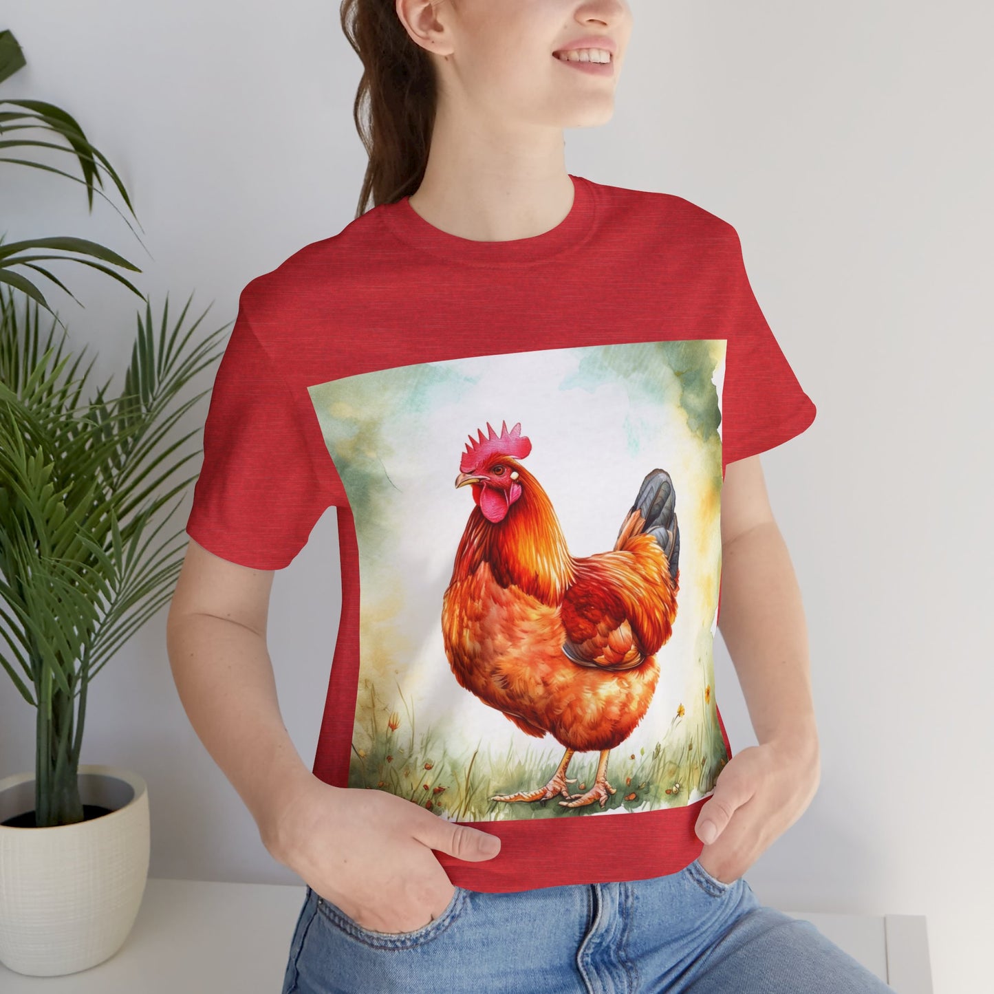 Chicken Unisex Jersey Short Sleeve Tee