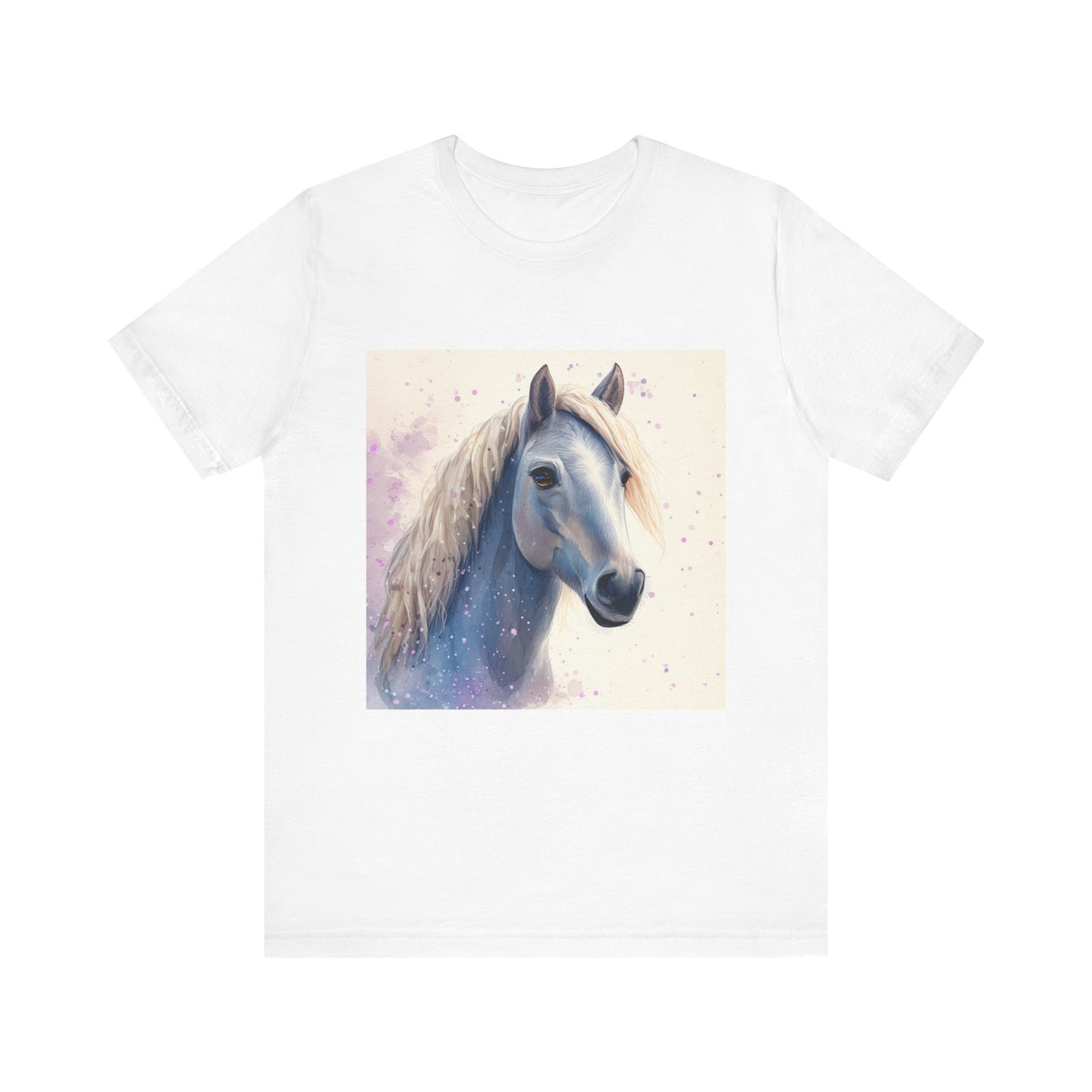 Baby White Horse Unisex Jersey Short Sleeve Tee