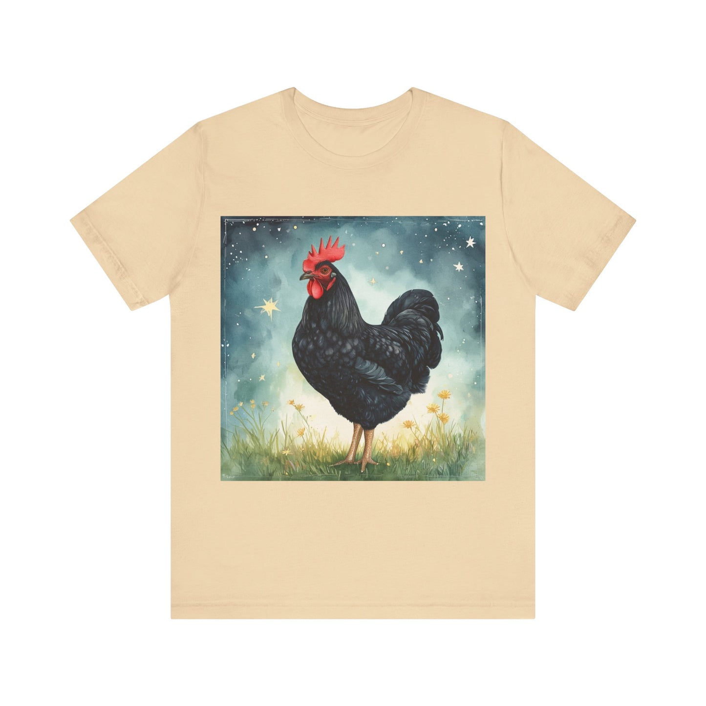 Black Chicken Unisex Jersey Short Sleeve Tee