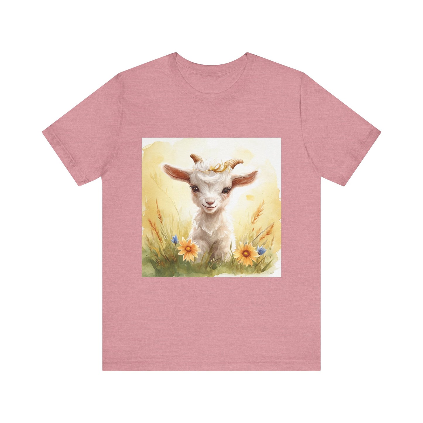 Adorable Goat Unisex Jersey Short Sleeve Tee