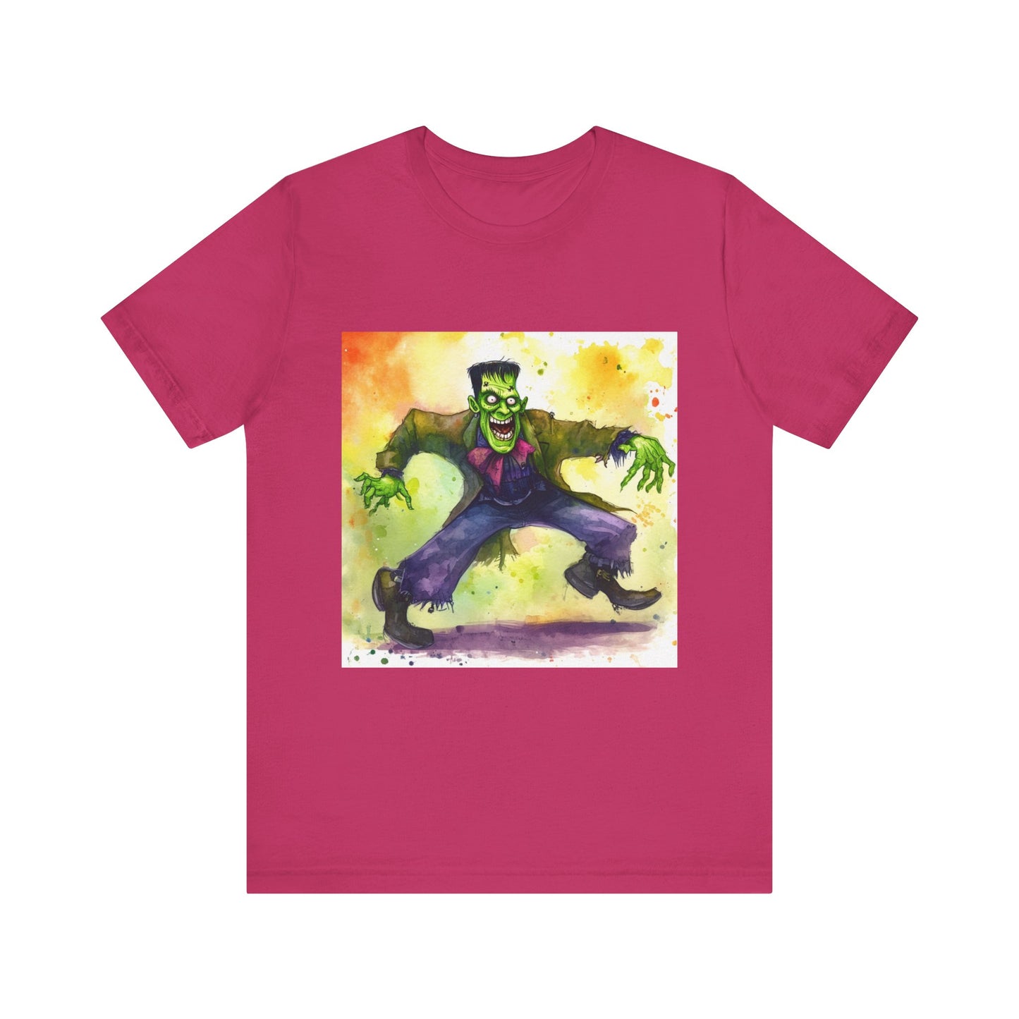 Quirky Frankenstein Unisex Jersey Short Sleeve Tee