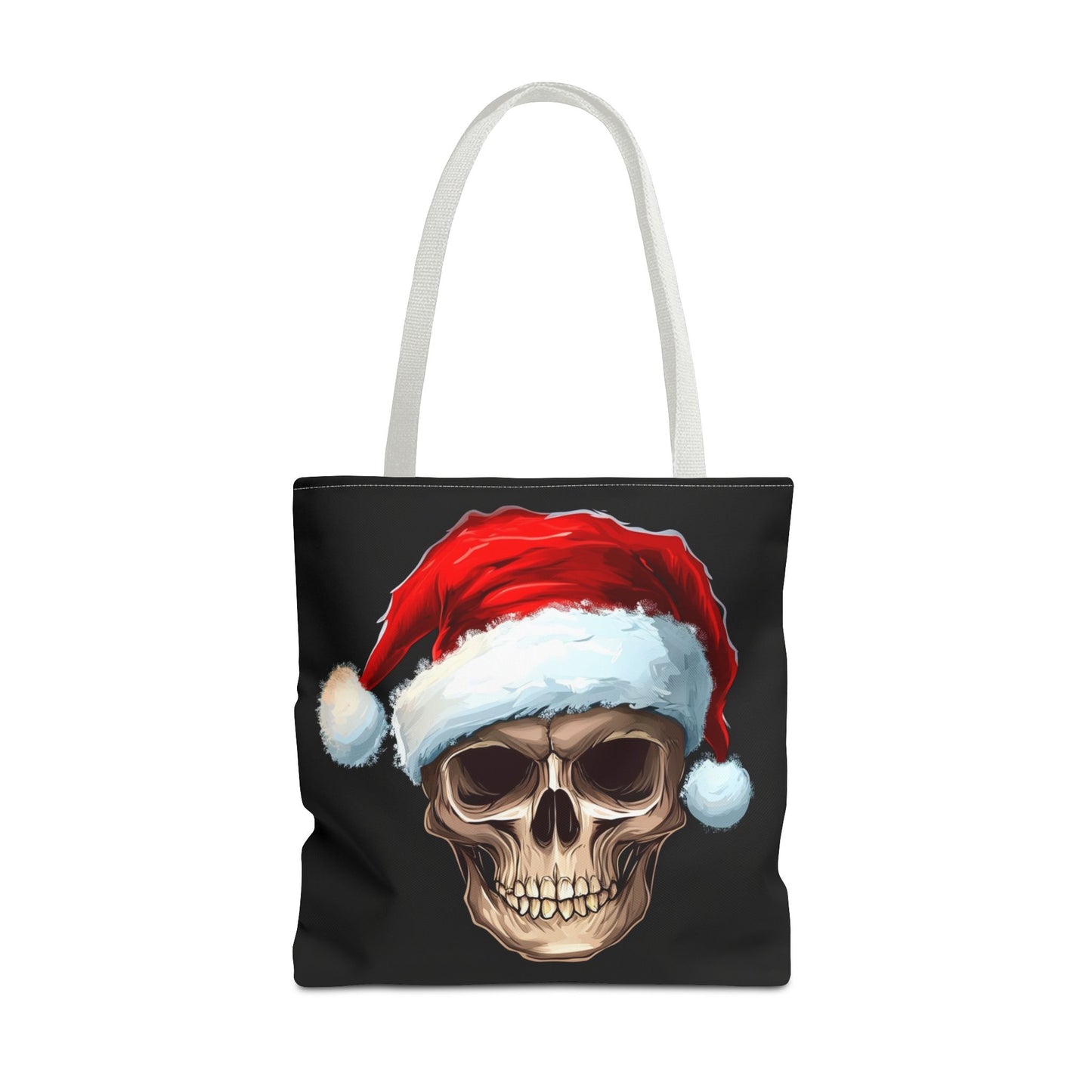 Santa Hat Skull Tote Bag (AOP)