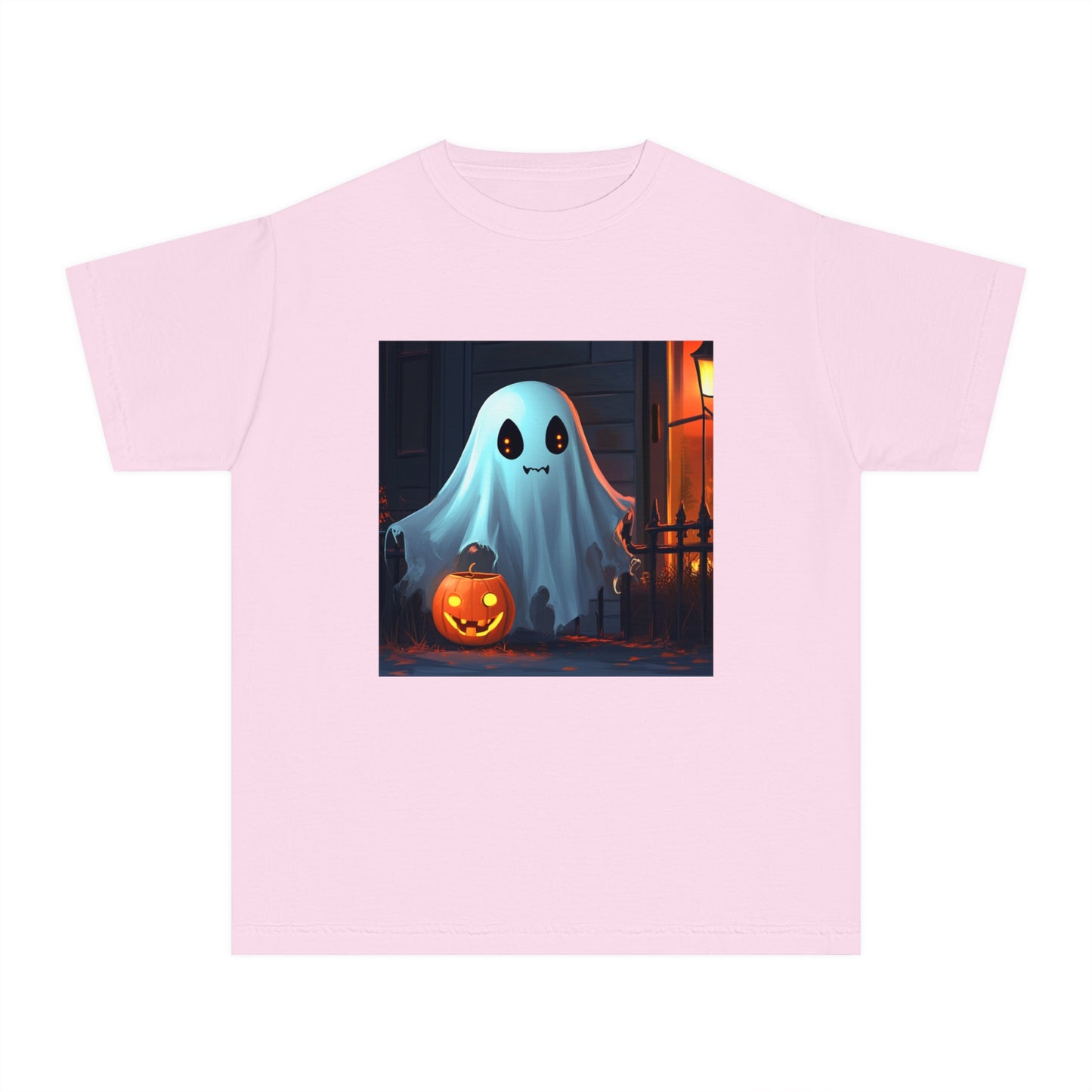 Ghost Trick or Treating Youth Midweight Tee