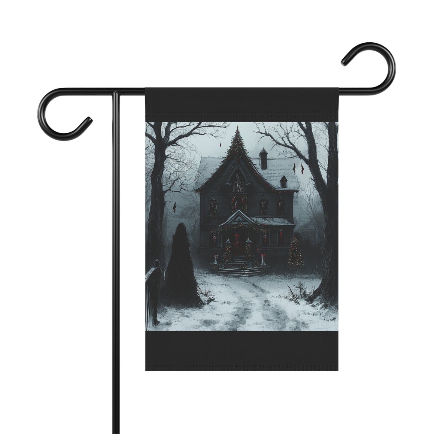 Snowy Desolation Garden & House Banner