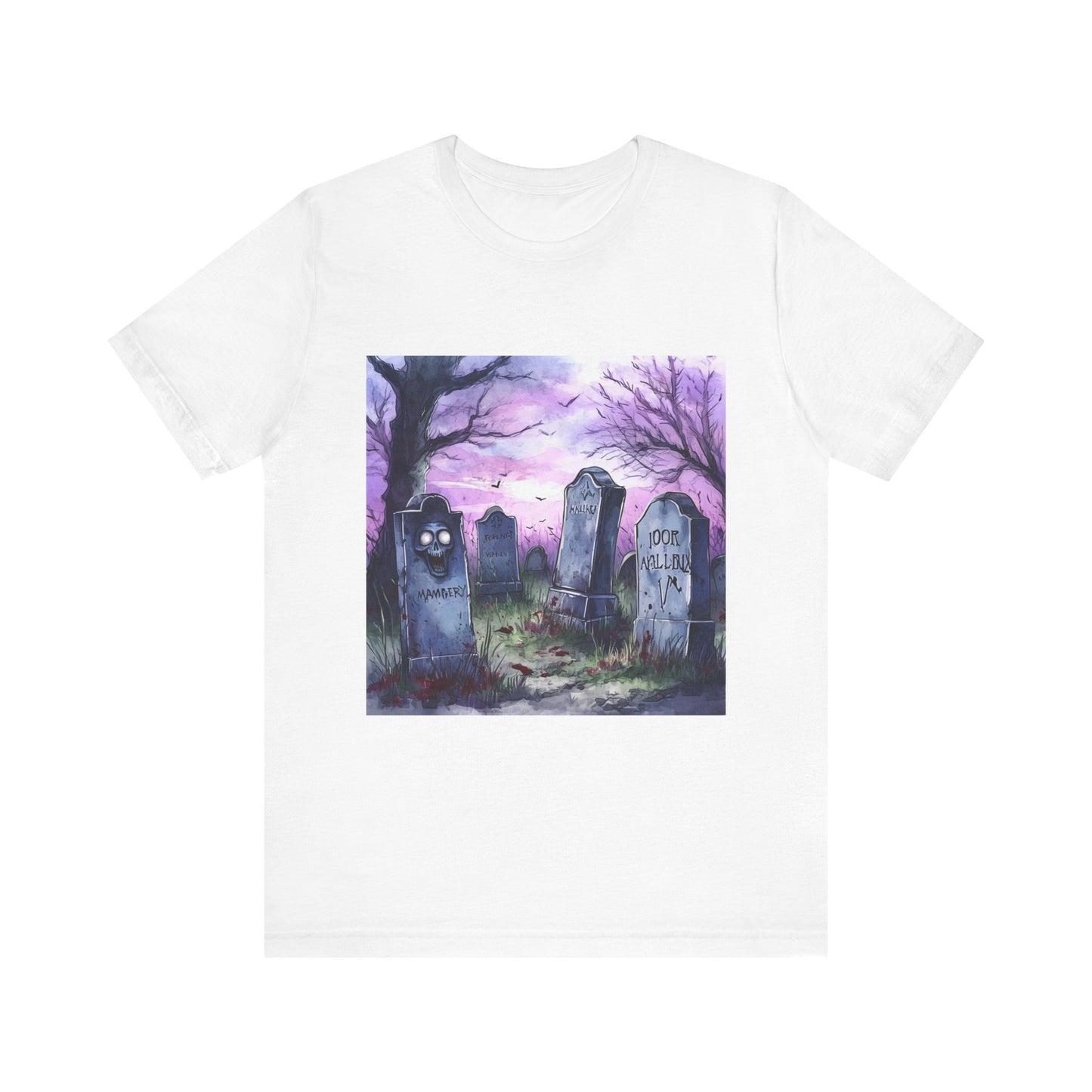 Purple Graveyard Unisex Jersey Short Sleeve Tee