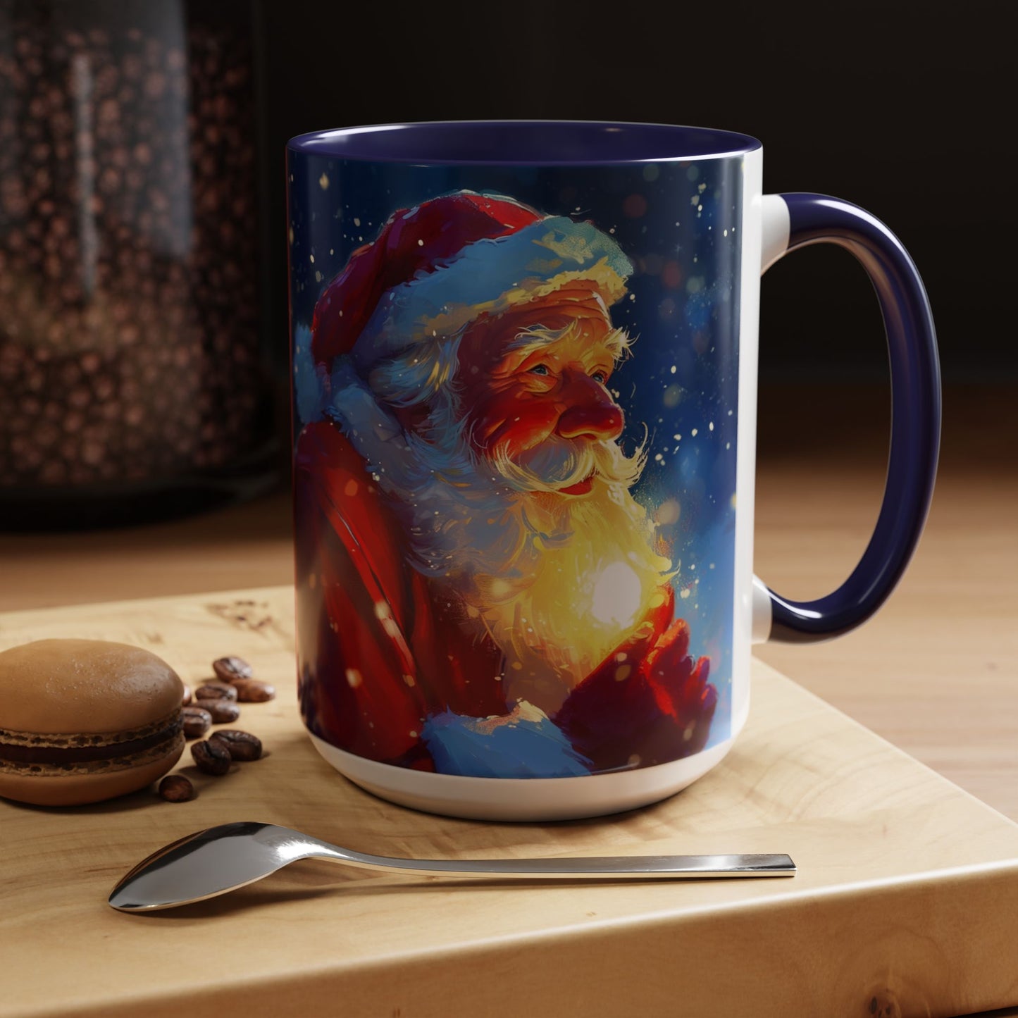 Santa Claus Accent Coffee Mug (11, 15oz)