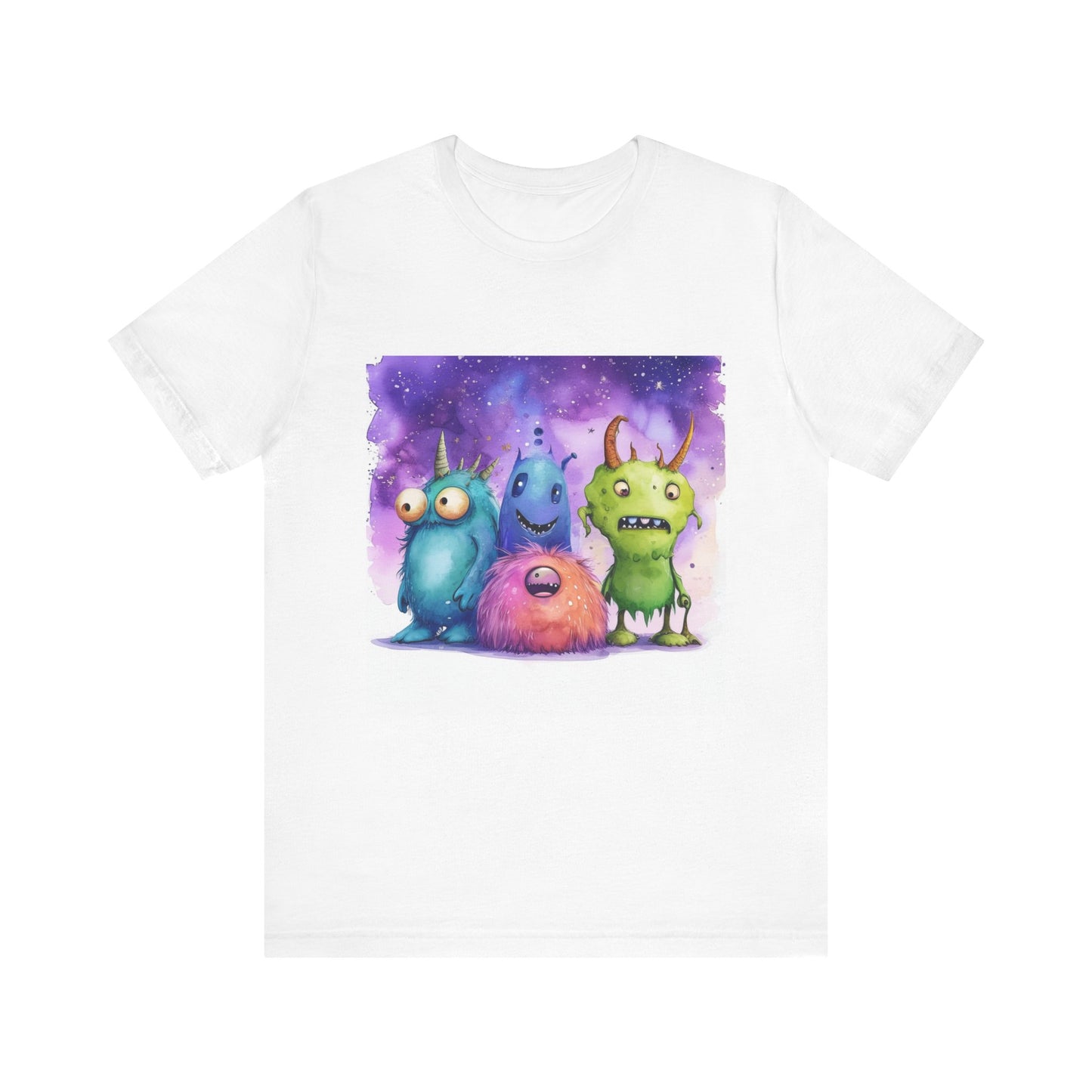 Cartoon Movie Monsters Unisex Jersey Short Sleeve Tee